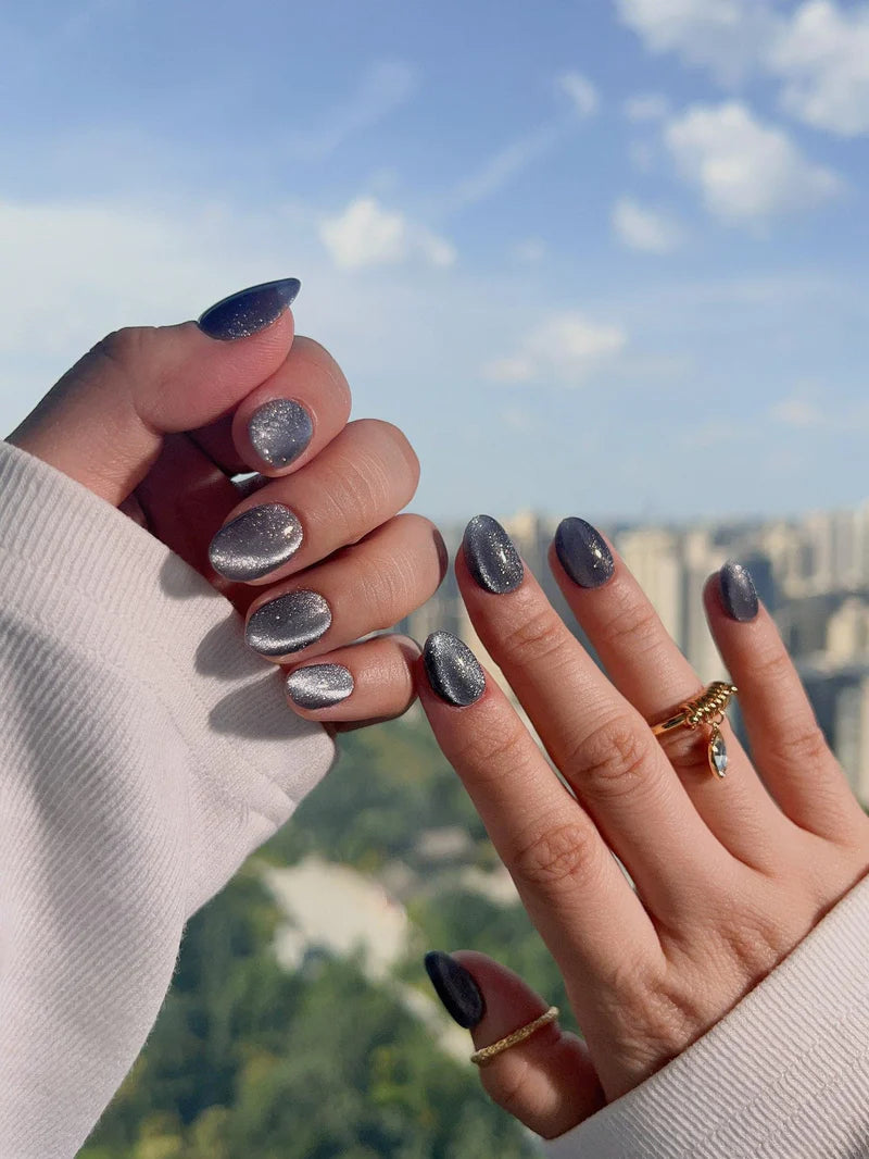 15 Gray Nails with Design Ideas for 2024