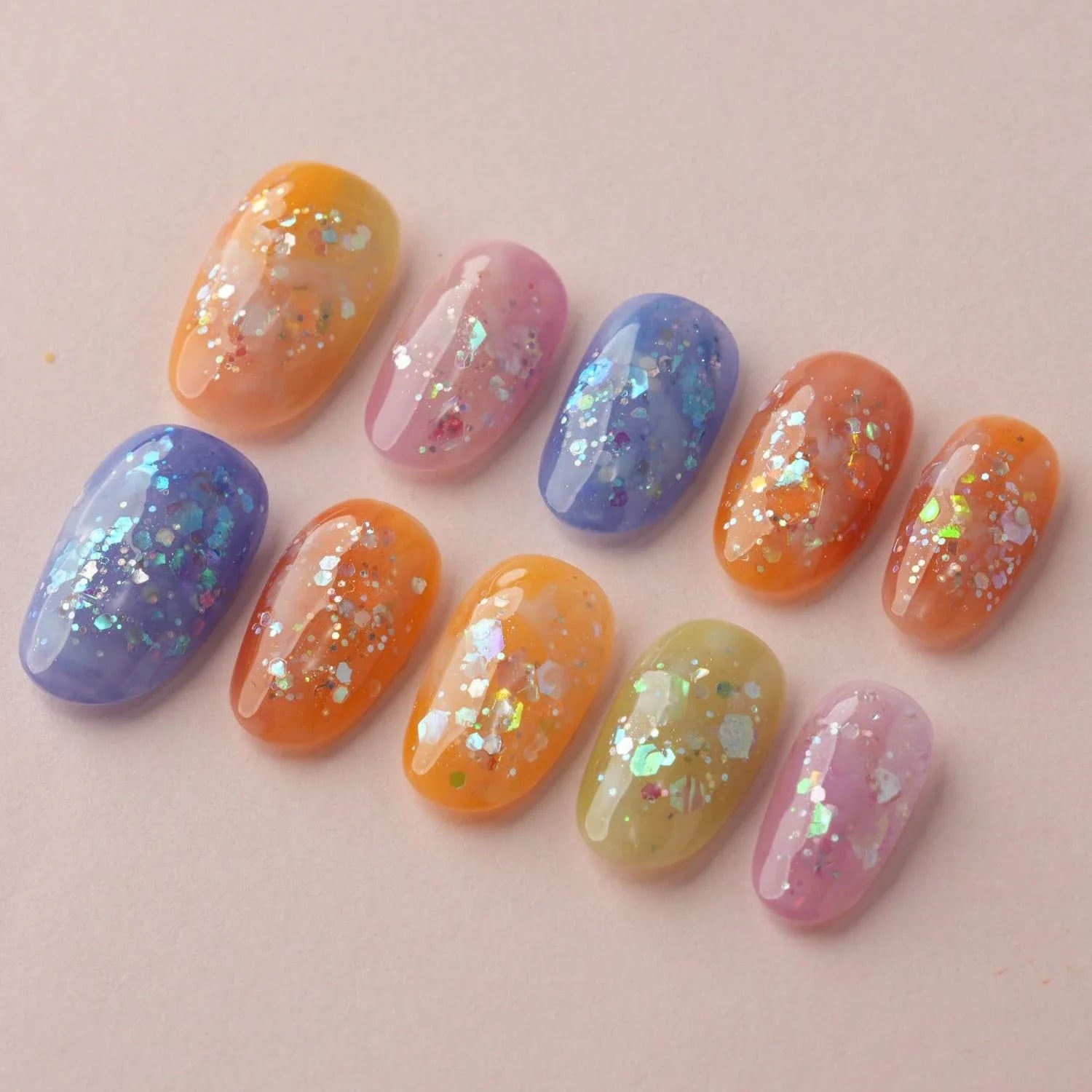 Colorful Press-on nails Collection | Joyeenails - Joyee Nails