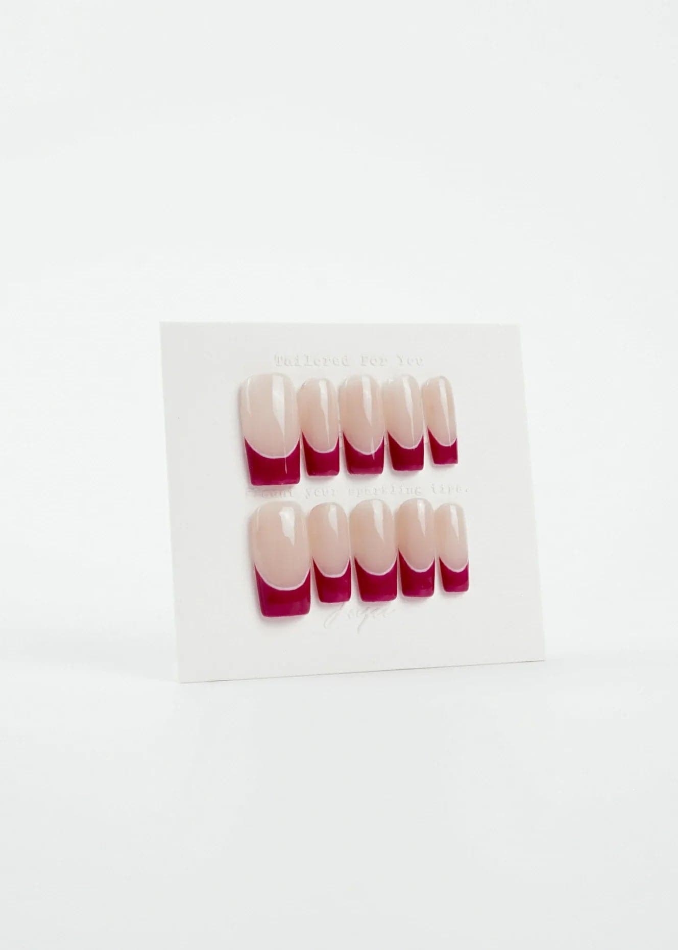 Custom Press On Nails 10 (default) / Mediumvioletred / Xs 2