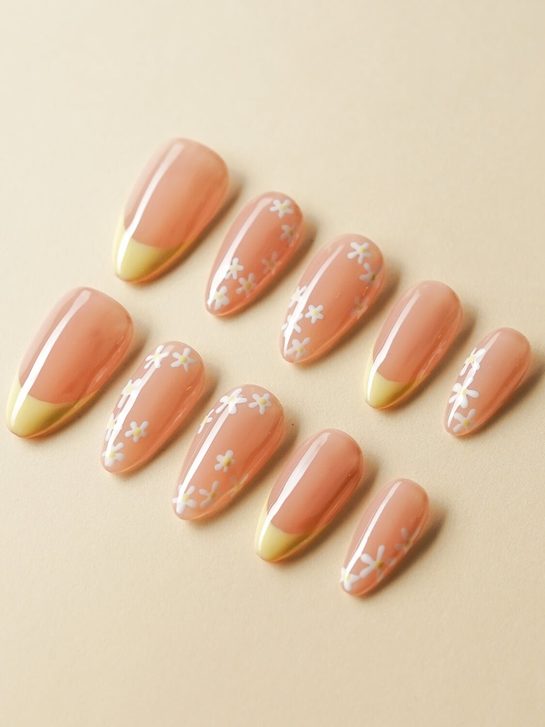 Petal Pop Spring Nails - Joyeenails - SA038 - XS / Short Almond