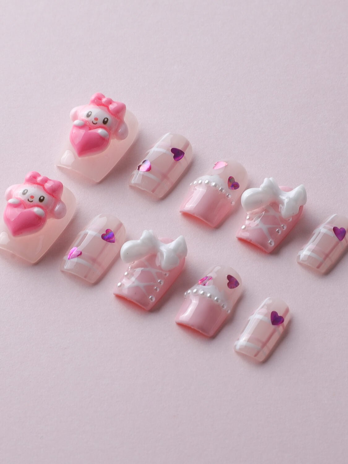 Cutest Melody - Joyeenails - AN040 - XS / Short Square