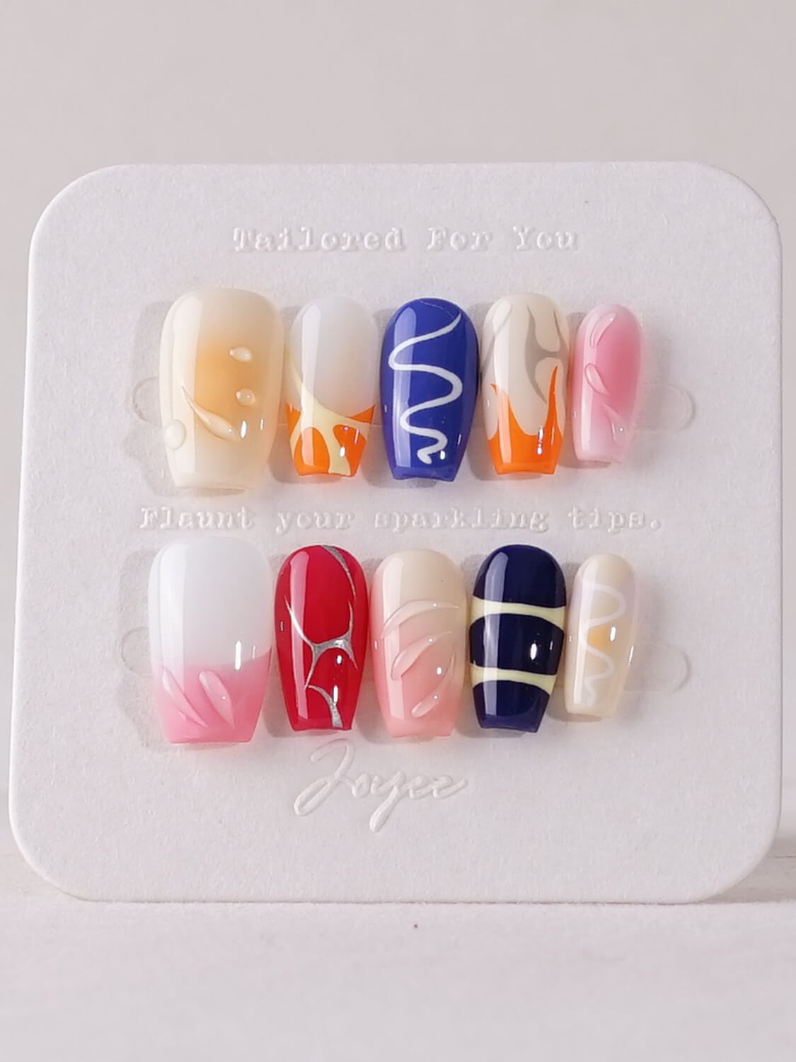 Candy Pop Colored - Joyeenails - CU026 - XS / Short Coffin