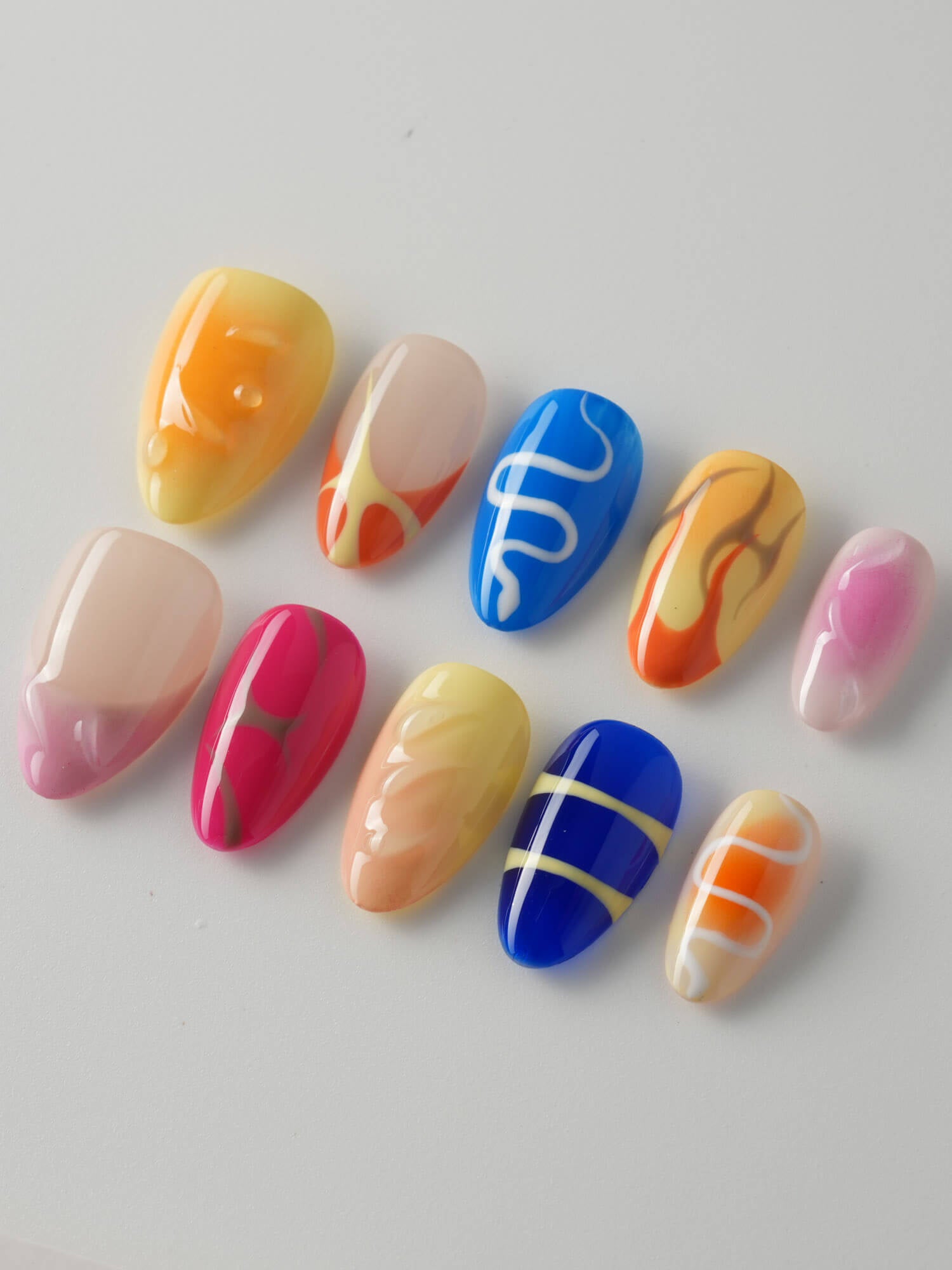 Candy Pop Colored - Joyeenails - CU026 - XS / Extra Short Almond