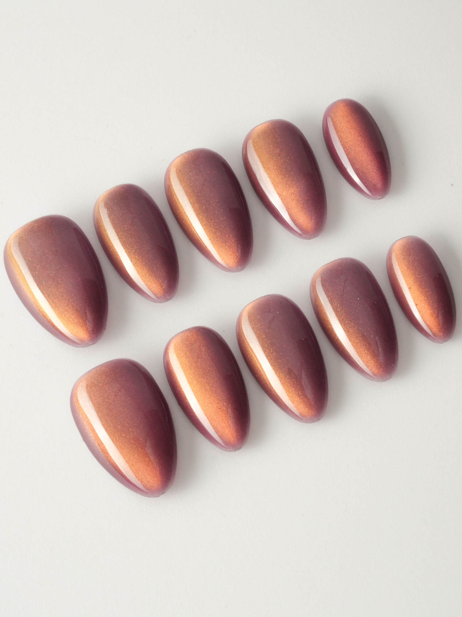 Rose Brew - Joyeenails - CE025 - XS / Extra Short Almond