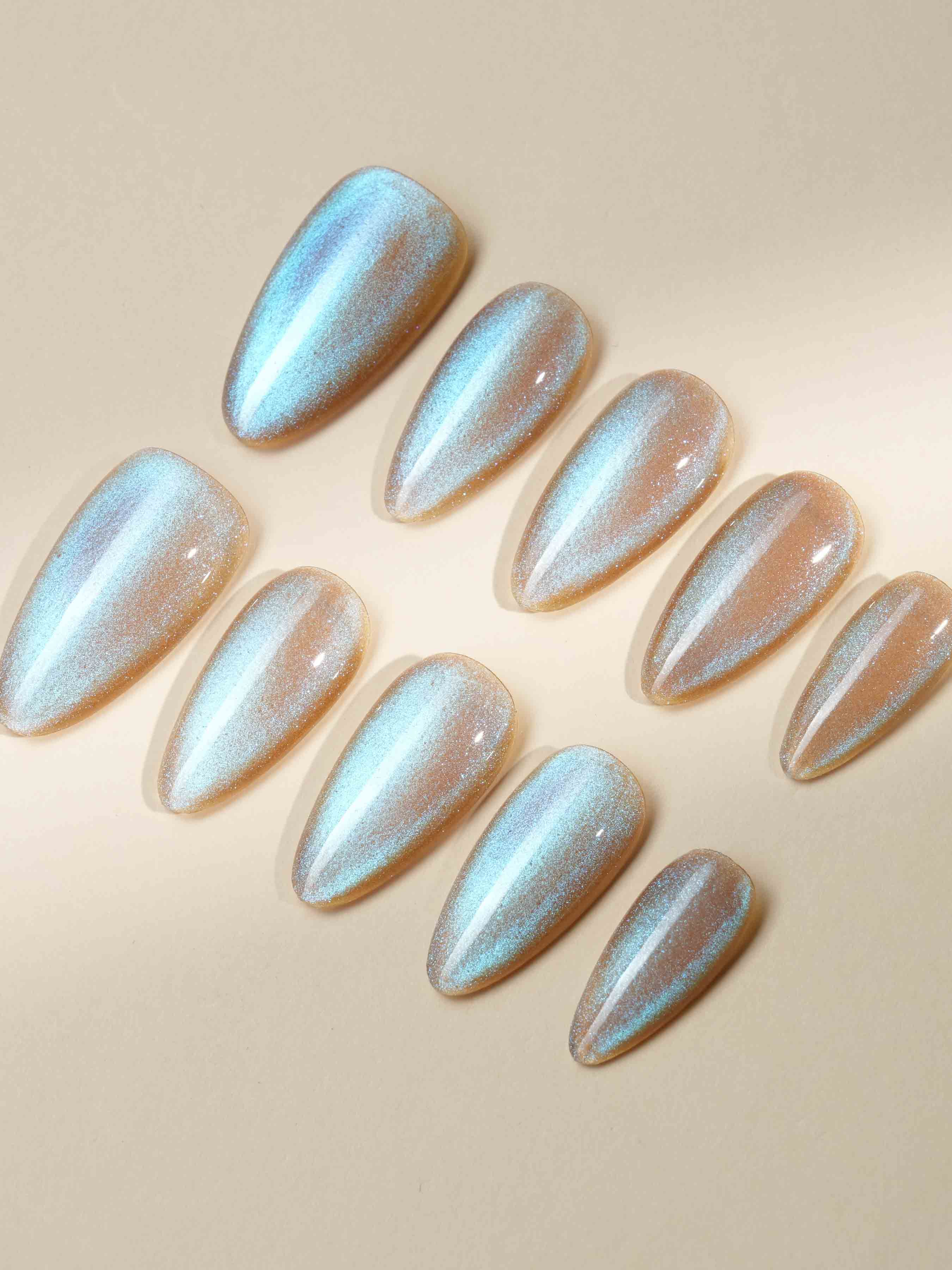 Aurora Icefire - Joyeenails - CE059 - XS / Short Almond