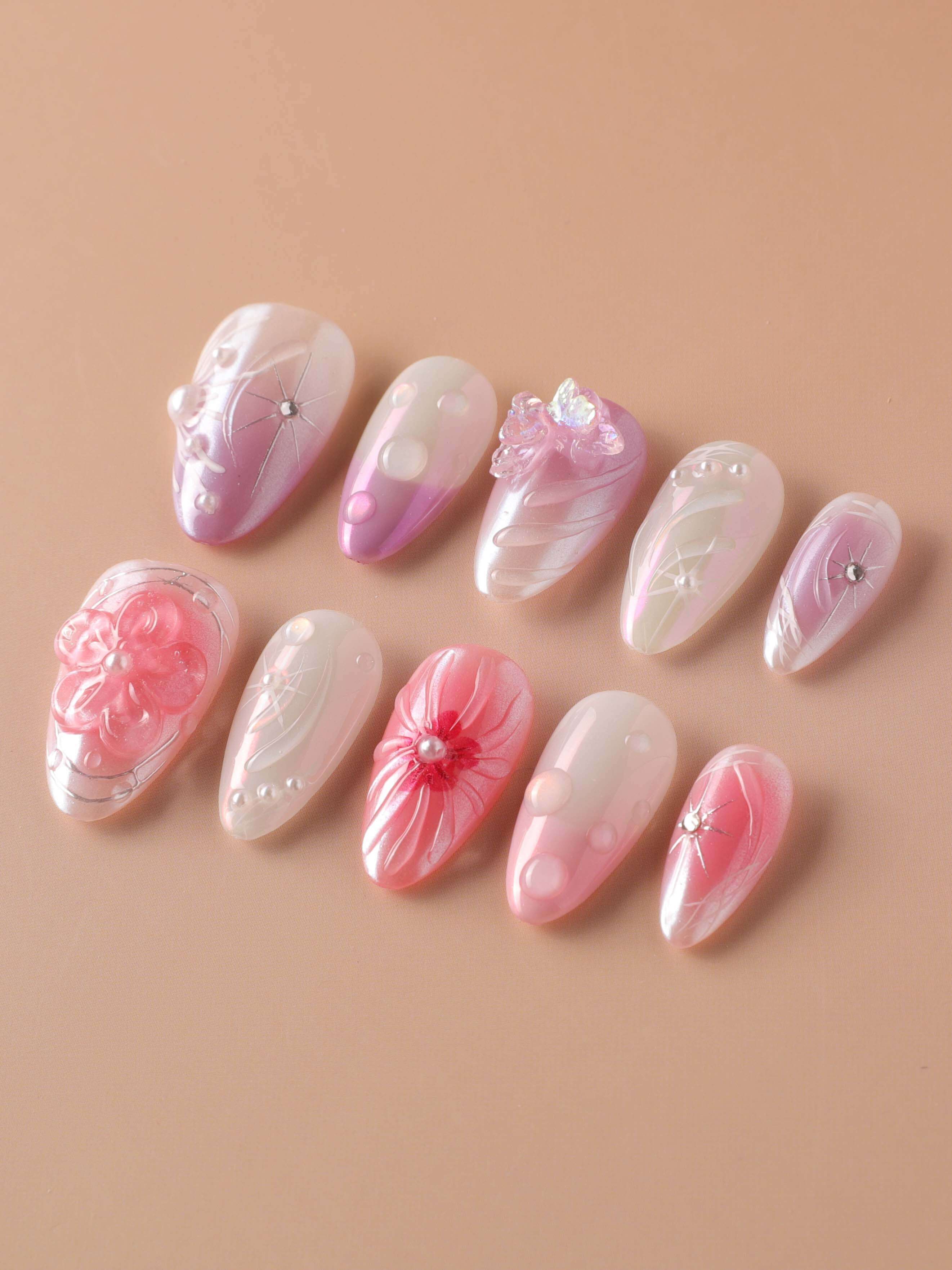 Lavender Blush - Joyeenails - LX037 - XS / Short Almond