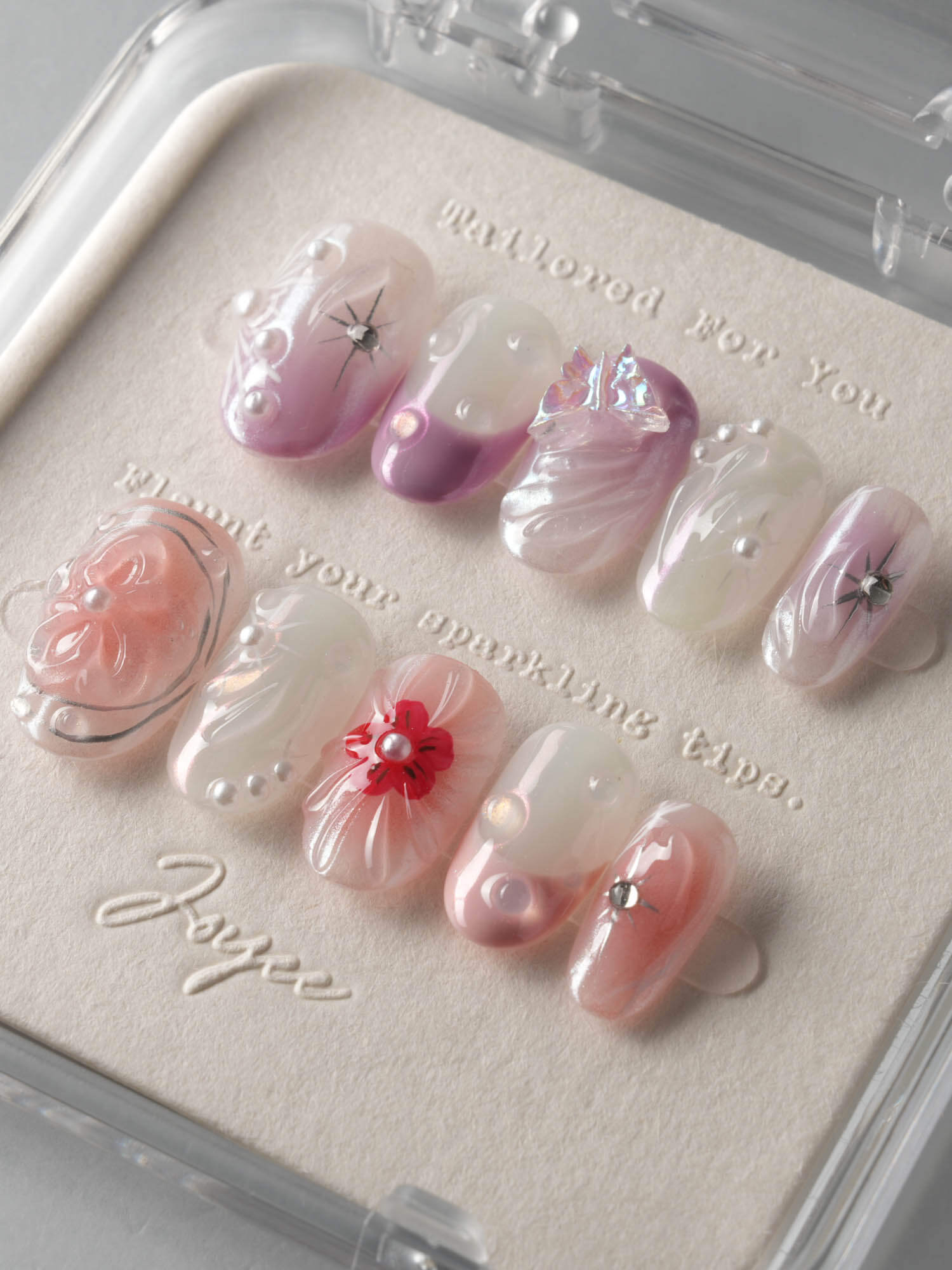 Lavender Blush - Joyeenails - LX037 - XS / Short Oval