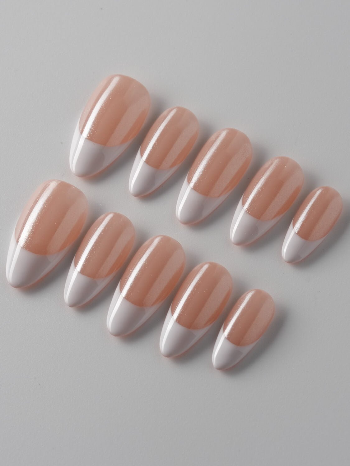 Belle Époque Short Almond Press on Nails | Ready to ship - Joyeenails - FT005 - Ready - XS / Medium Almond