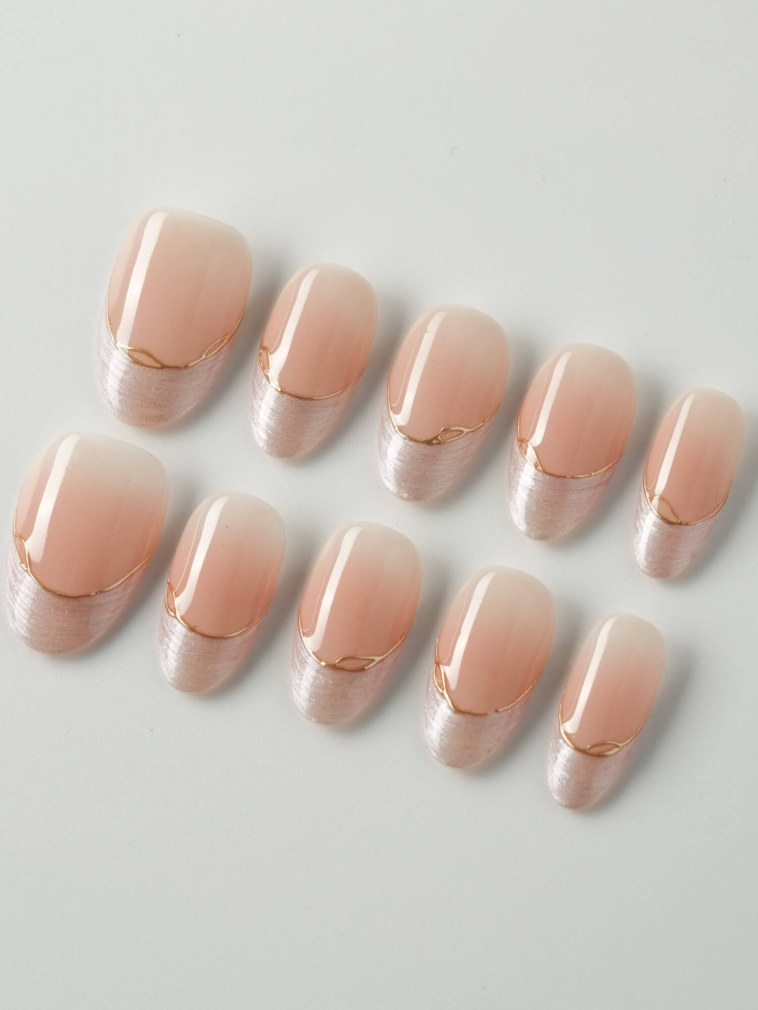 Nude French Tip | Press on Nails | Your Glow