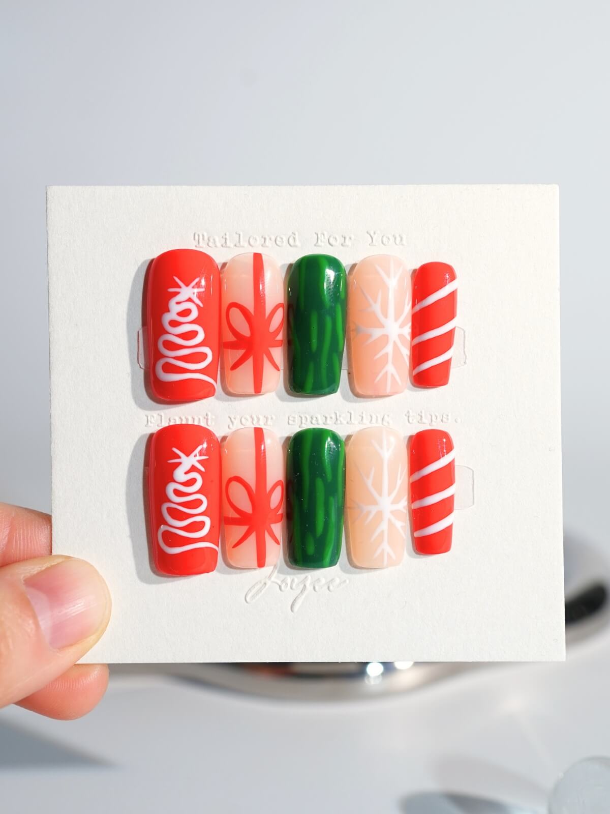 My-Xmas-Vibes-Custom-Med-Square-nails