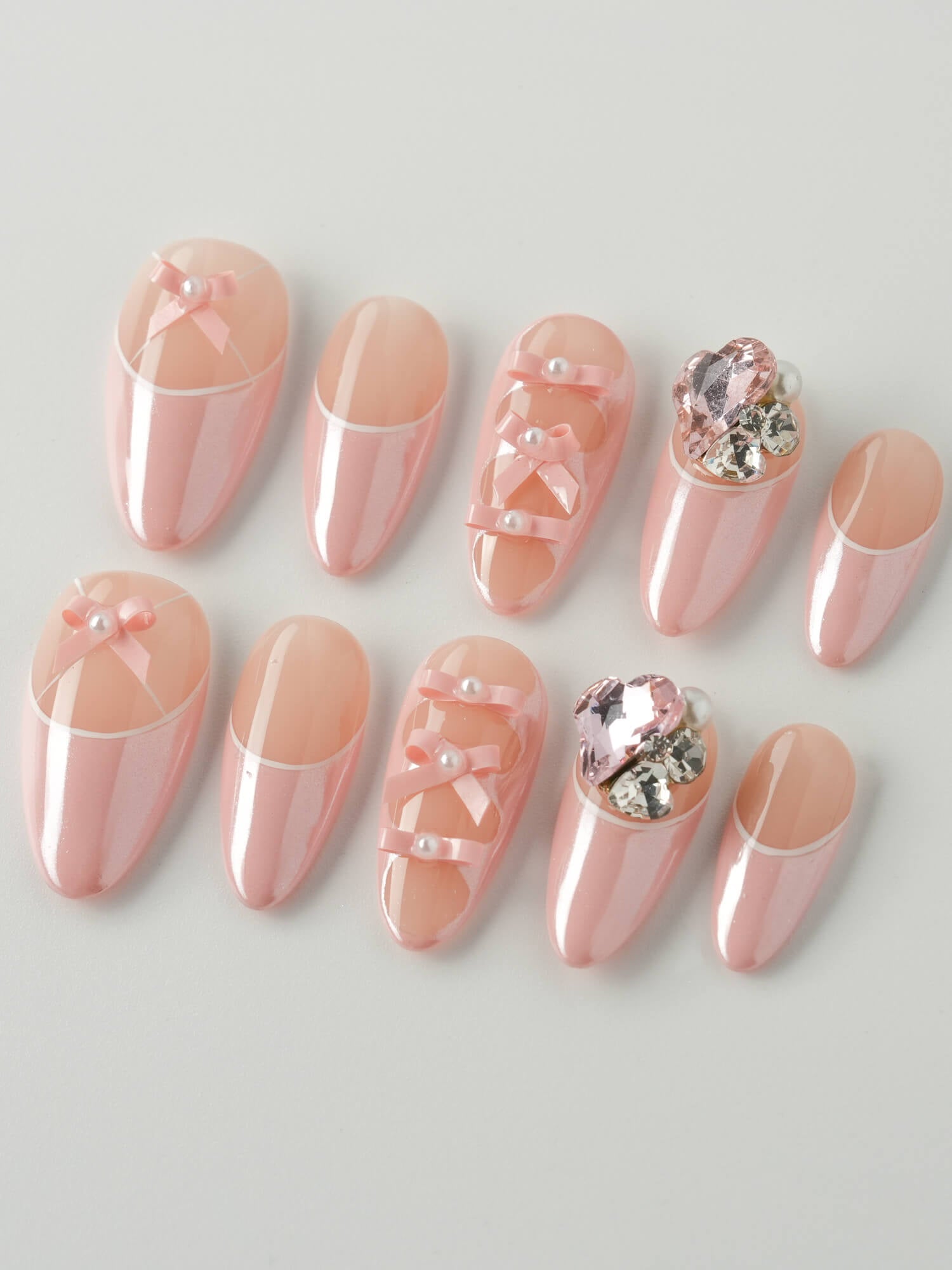 Ballet Girl - Joyeenails - LX018 - S / Medium Almond