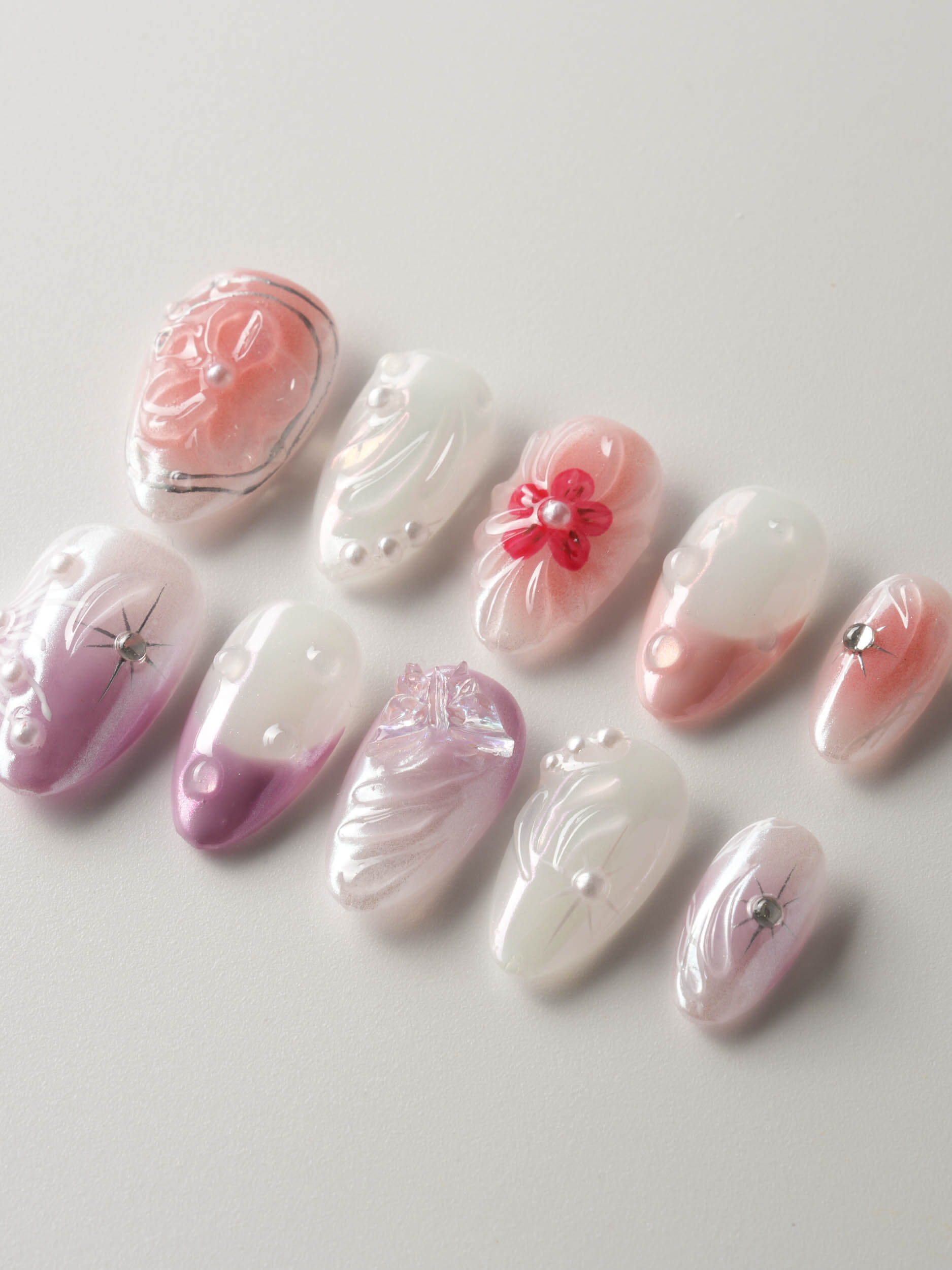 Lavender Blush - Joyeenails - LX037 - XS / Extra Short Almond