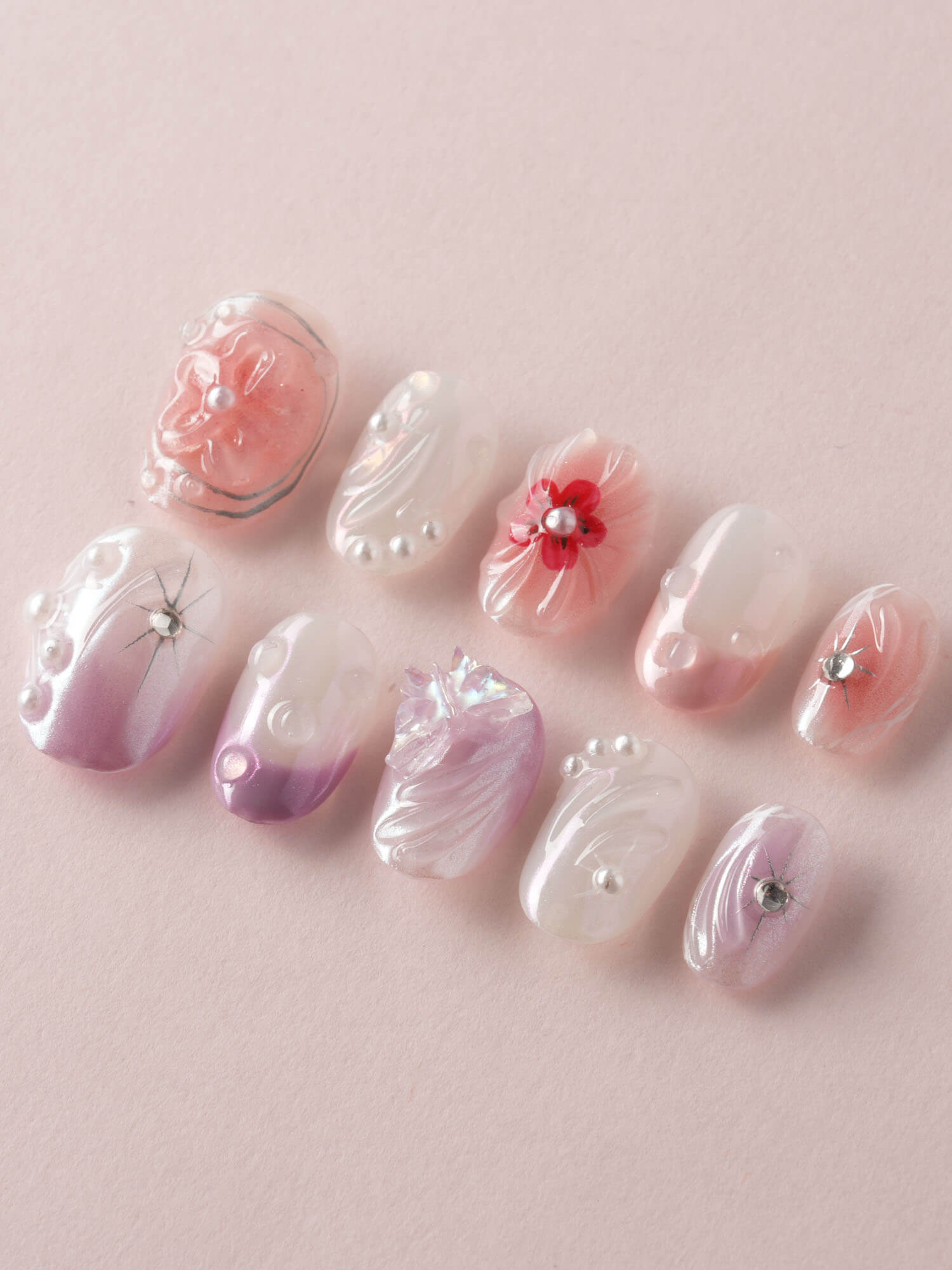 Lavender Blush - Joyeenails - LX037 - XS / Extra Short Oval