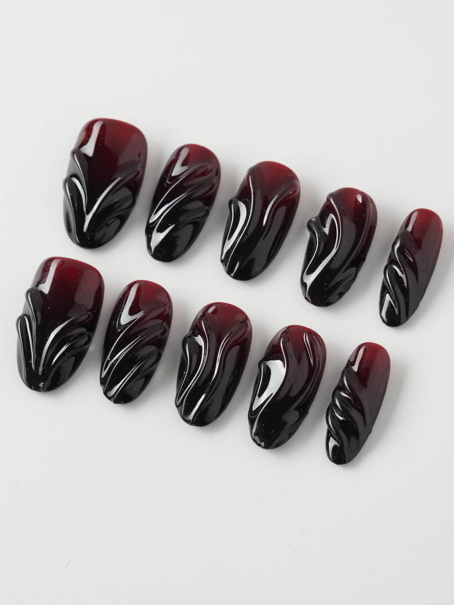 Ghoul Glam - Joyeenails - HW026 - XS / Medium Oval