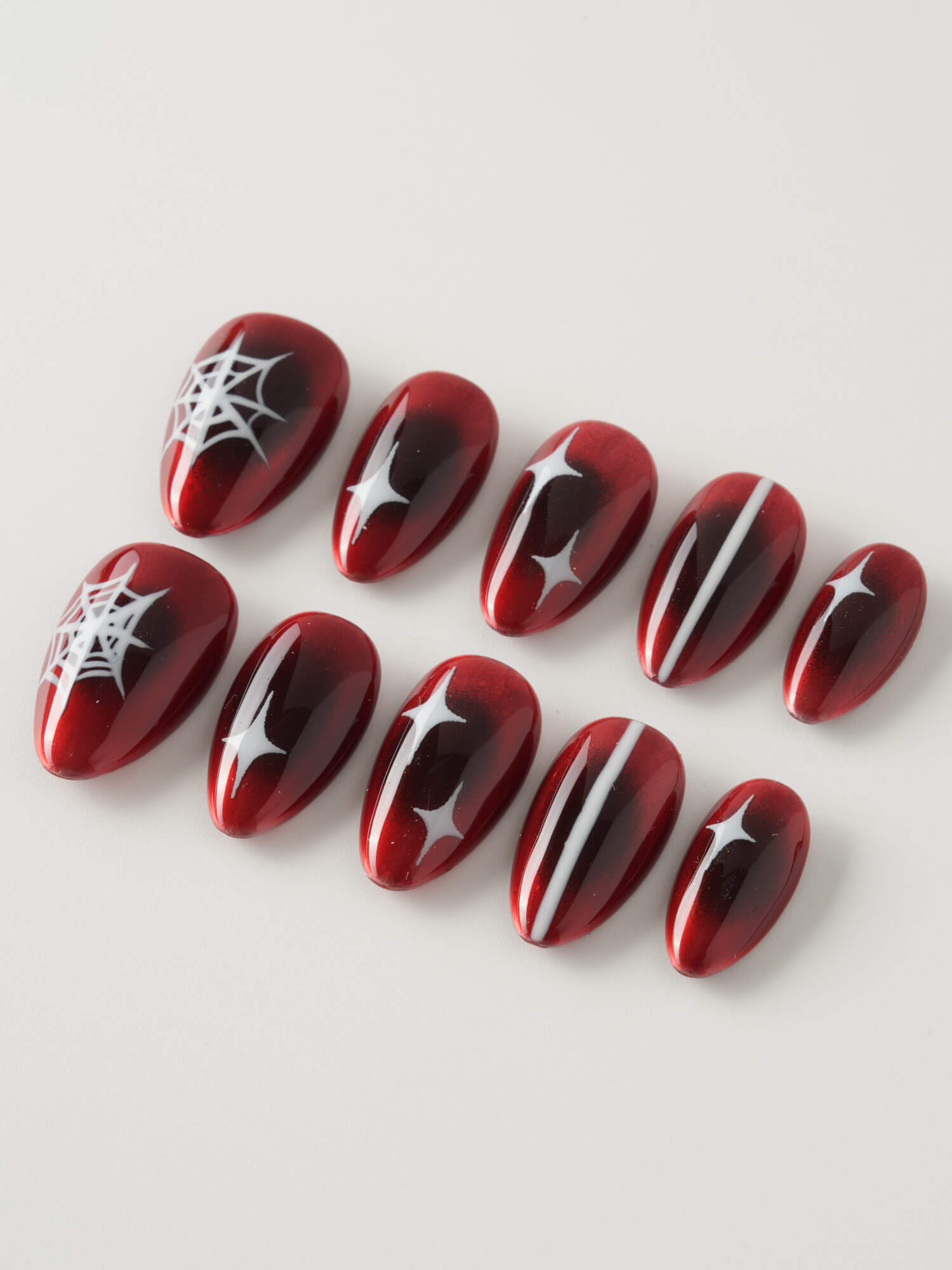 Gothic Darkness - Joyeenails - DO048 - XS / Extra Short Almond