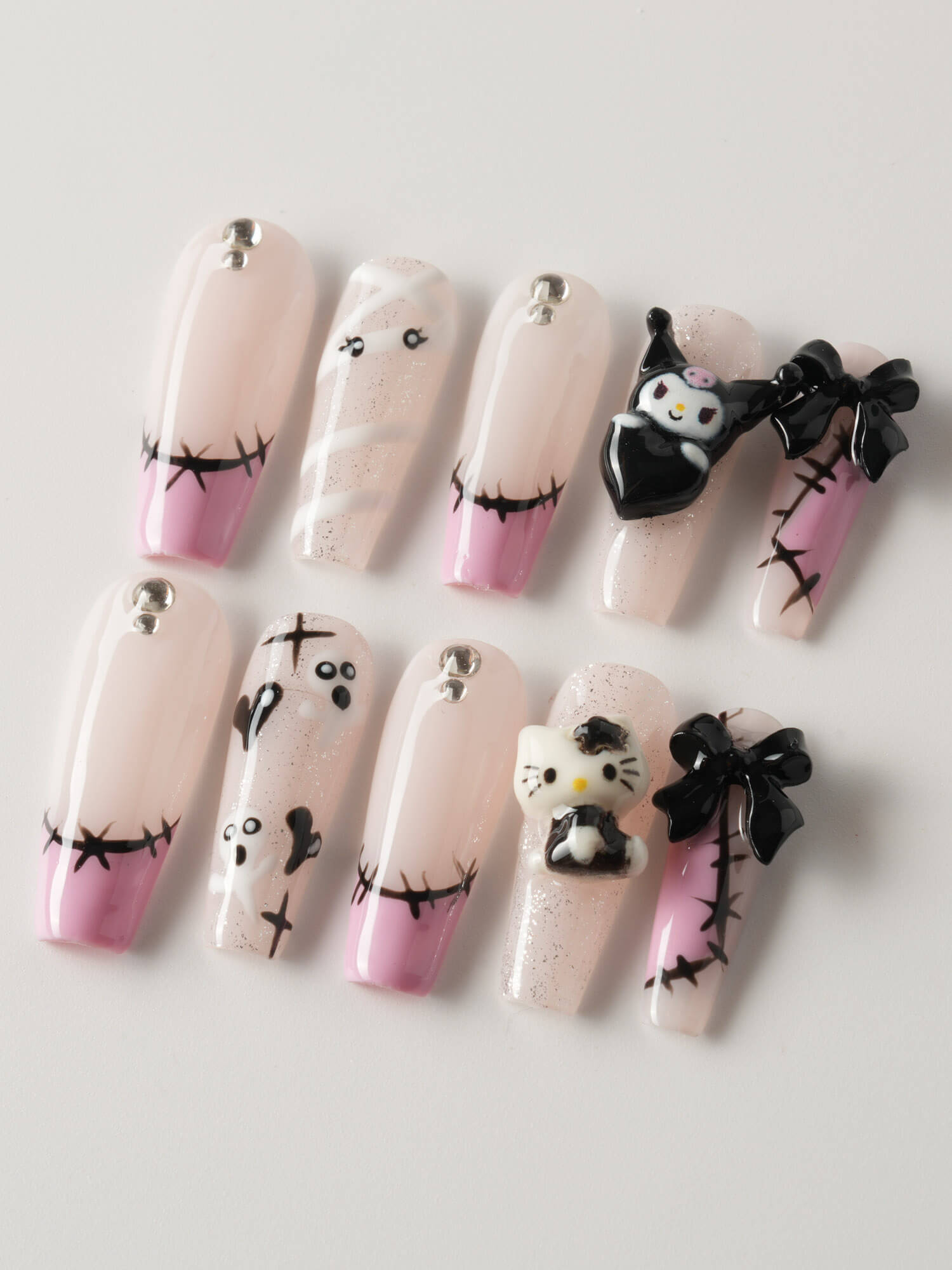 Halloween KK - Joyeenails - HW028 - XS / Long Coffin - XS / Long Coffin