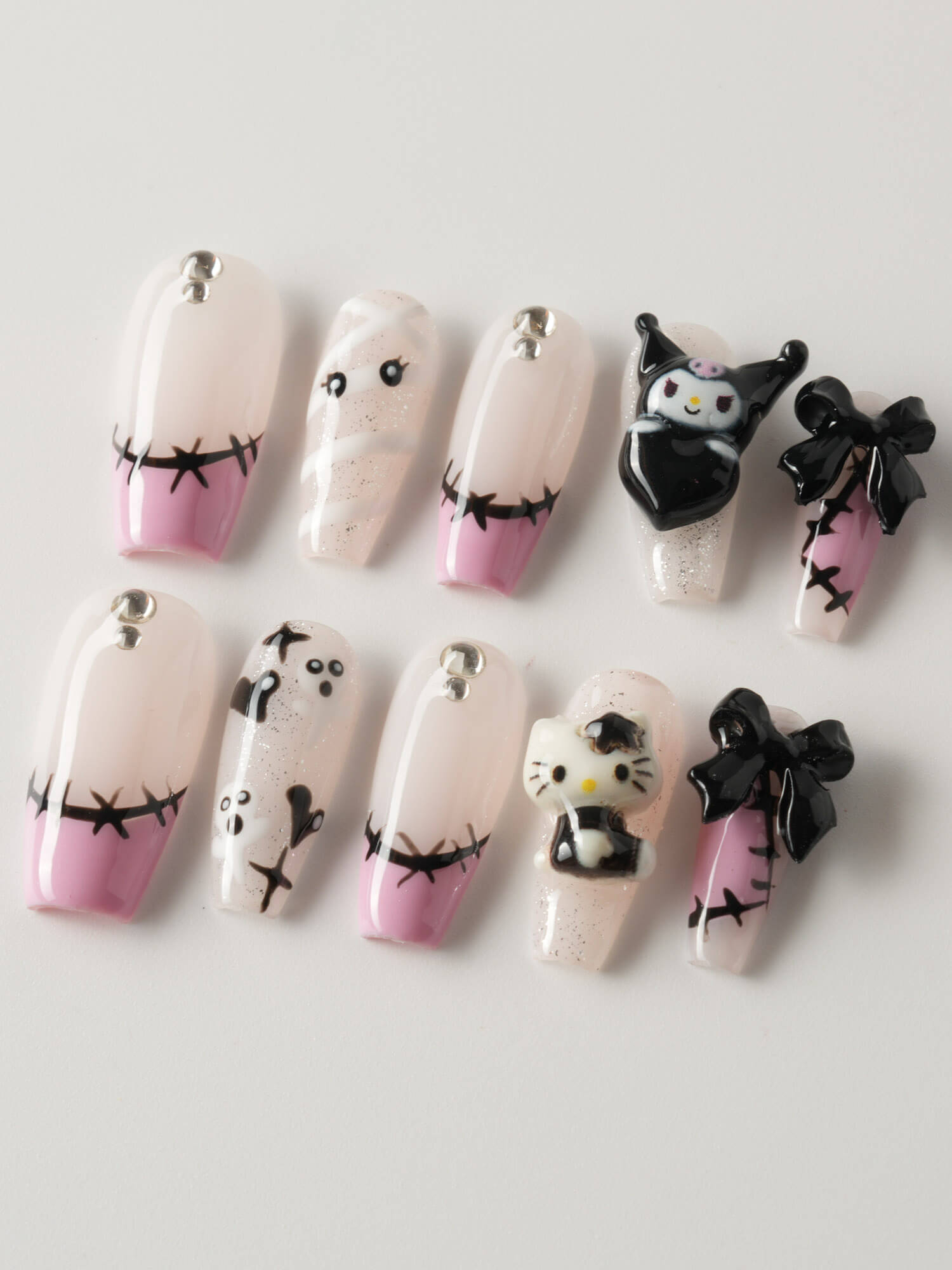 Halloween KK - Joyeenails - HW028 - XS / Medium Coffin - XS / Medium Coffin