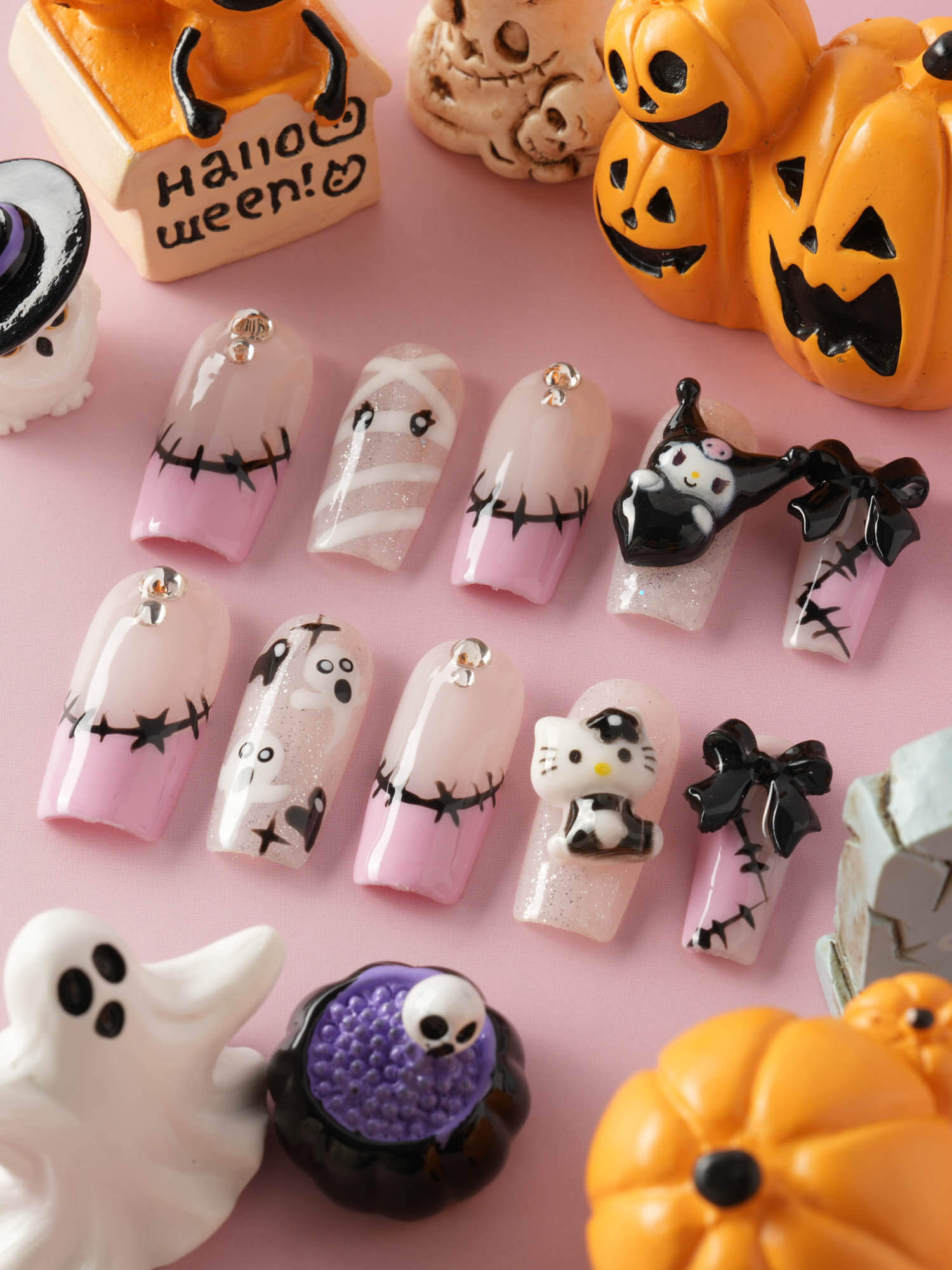 Halloween KK - Joyeenails - HW028 - XS / Medium Square