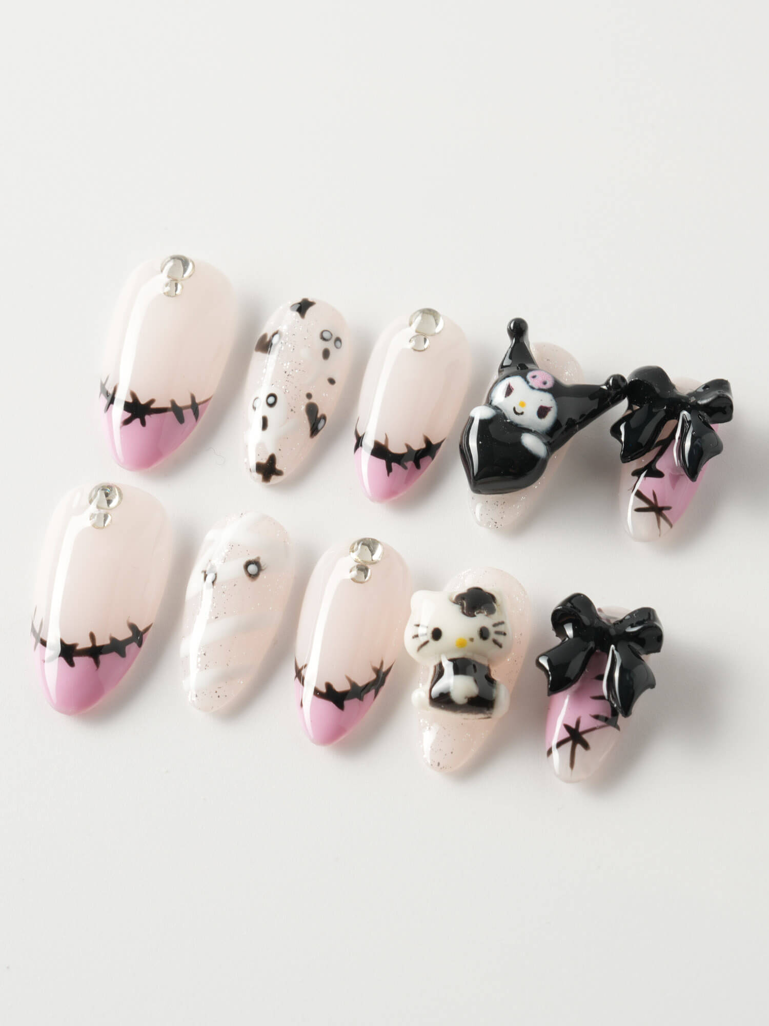 Halloween KK - Joyeenails - HW028 - XS / Short Almond - XS / Short Almond