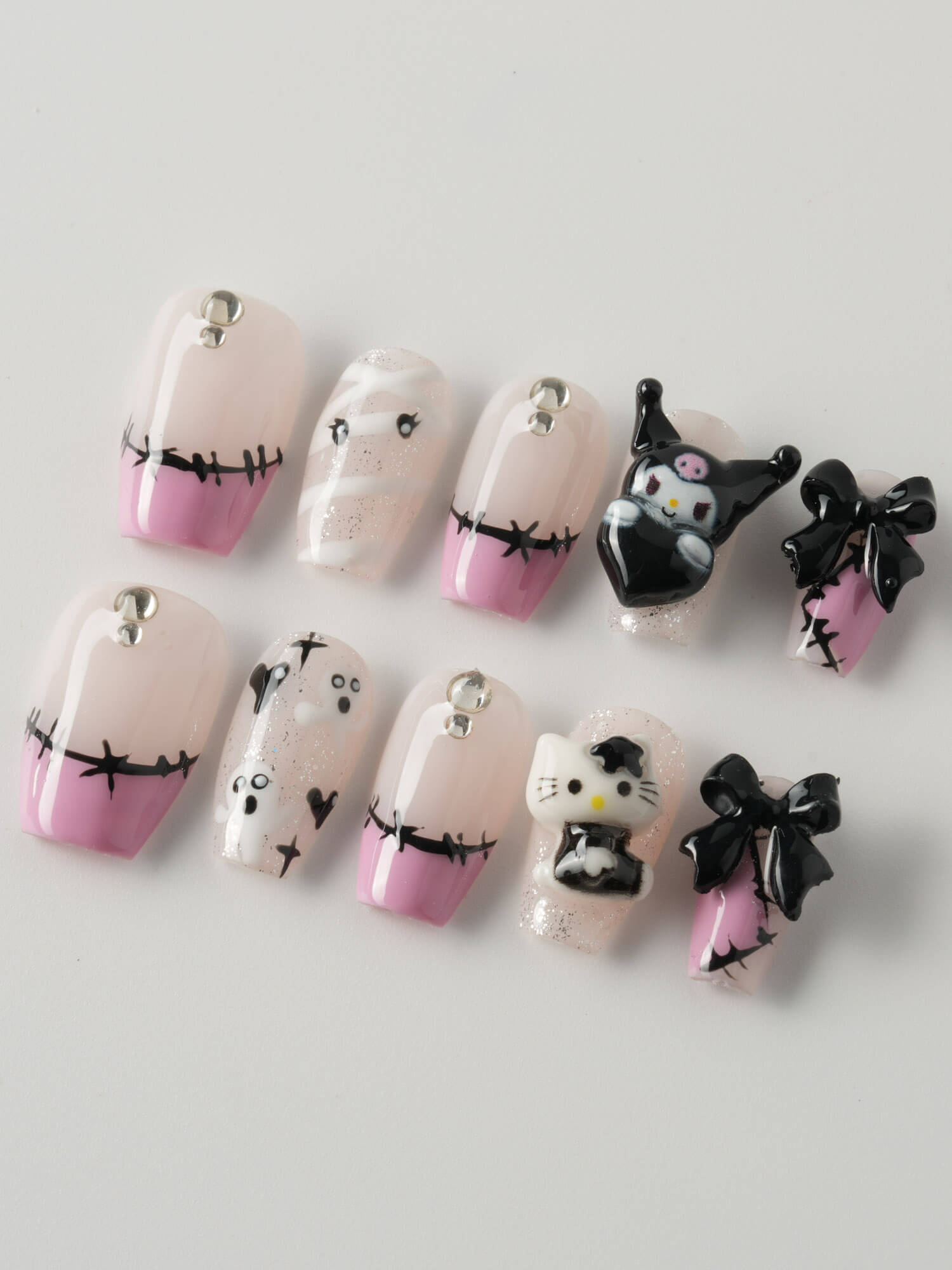 Halloween KK - Joyeenails - HW028 - XS / Short Coffin - XS / Short Coffin