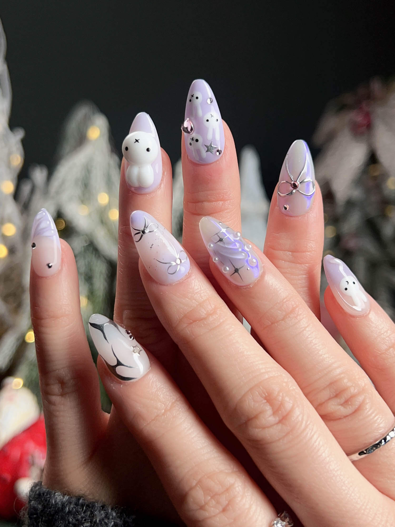 Icy Miffy - Purple - Joyeenails - XM034