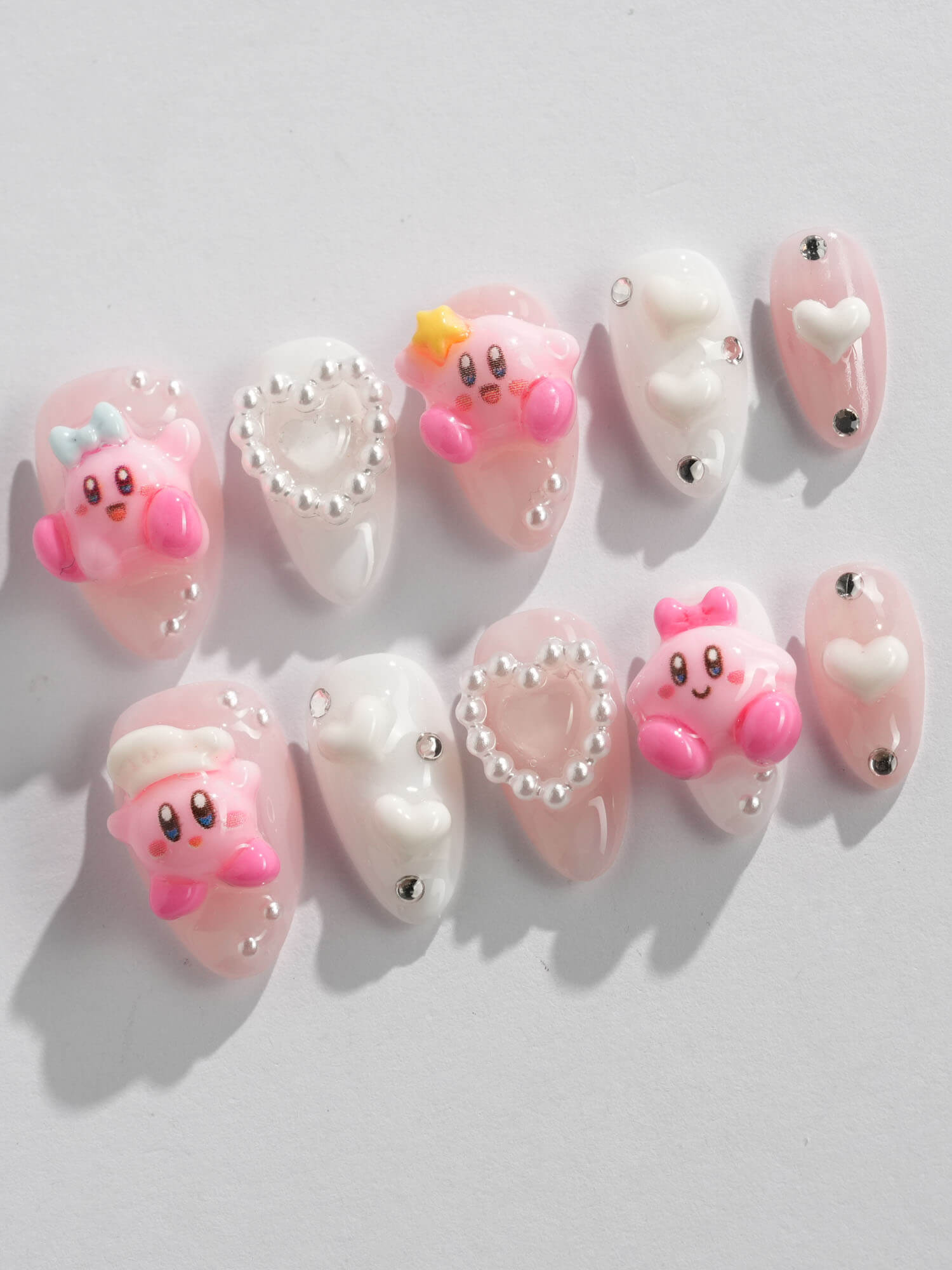 Kirby Pop - Joyeenails - AN006 - XS / Extra Short Almond