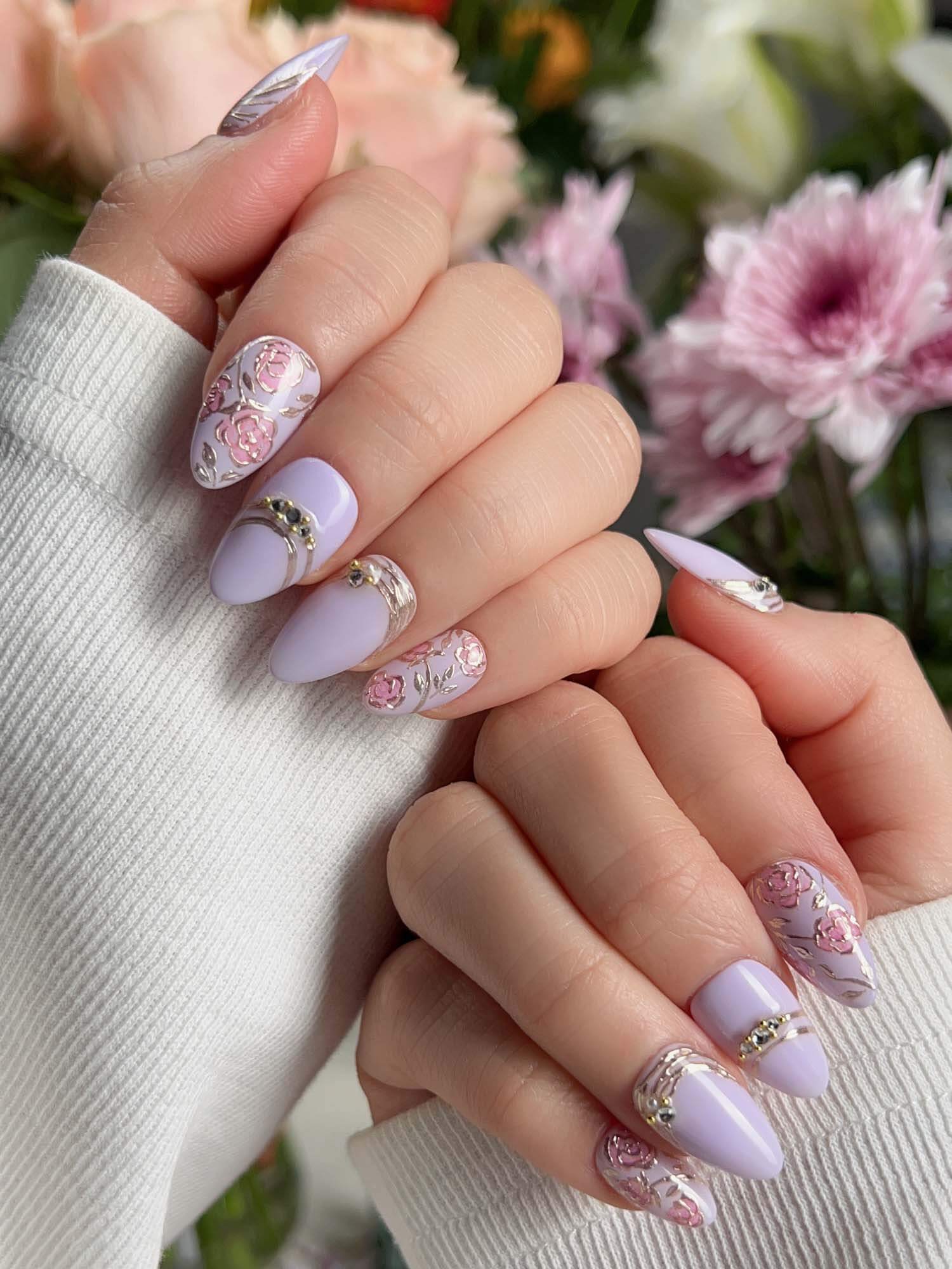 Lavender Rose - Joyeenails - SP007