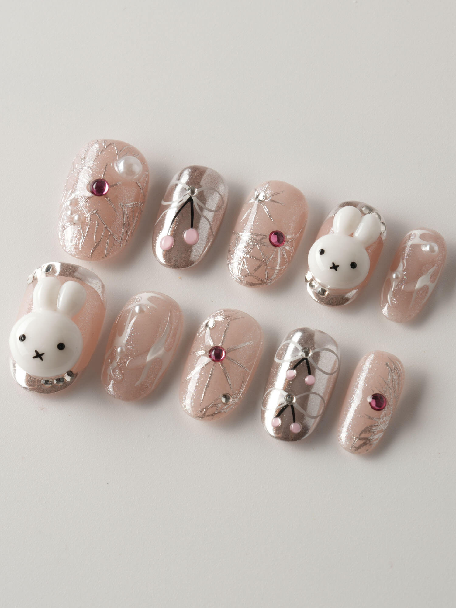 Miffy YOLO - Riley C (Co - Creator) 🔮 - Joyeenails - AN061 - XS / Short Oval