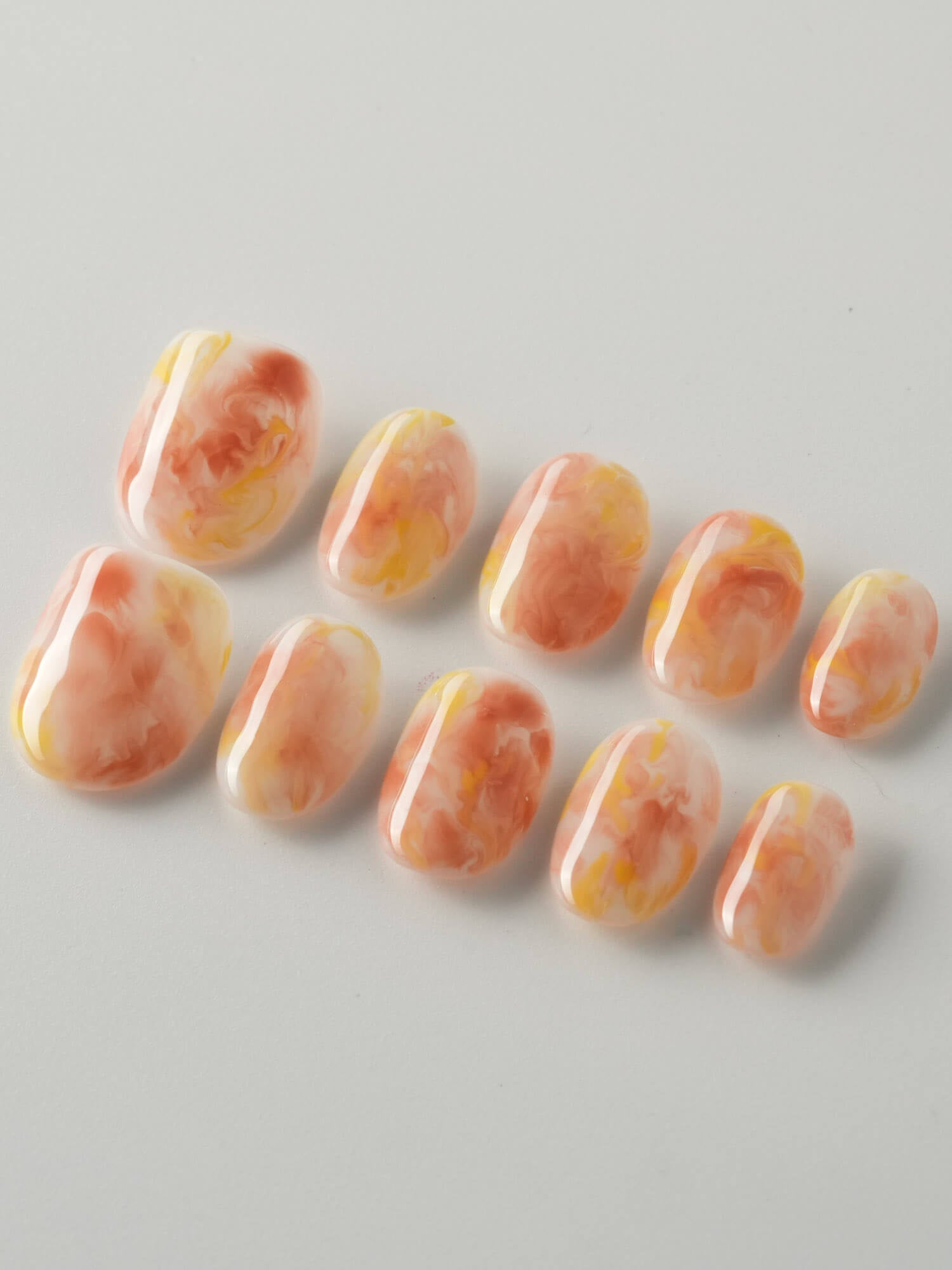 Peach Fuzz Color of the year 2024 - Joyeenails - SA053 - XS / Extra Short Oval