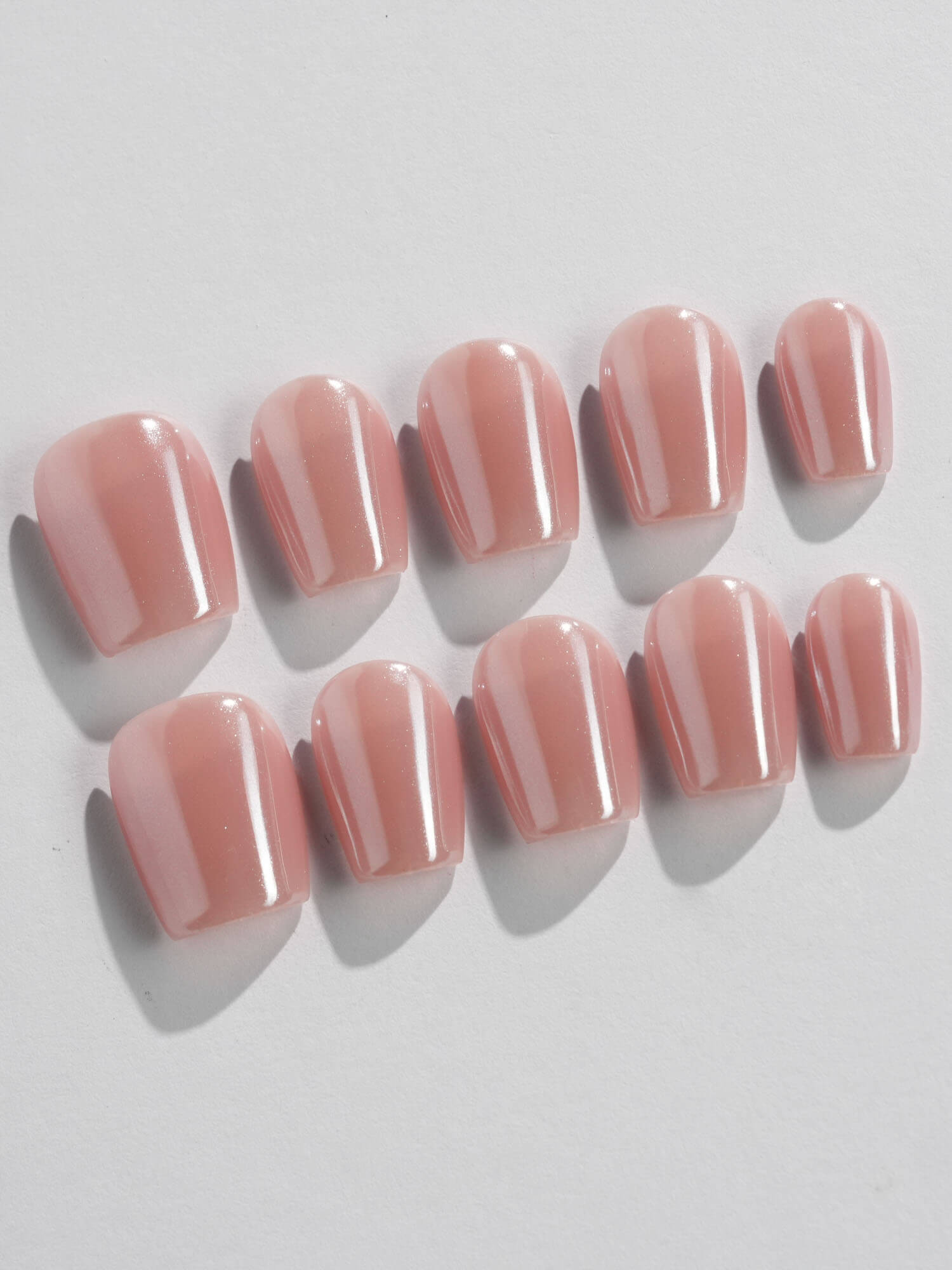 Peachy PINK - Joyeenails - CH002 - XS / Extra Short Coffin