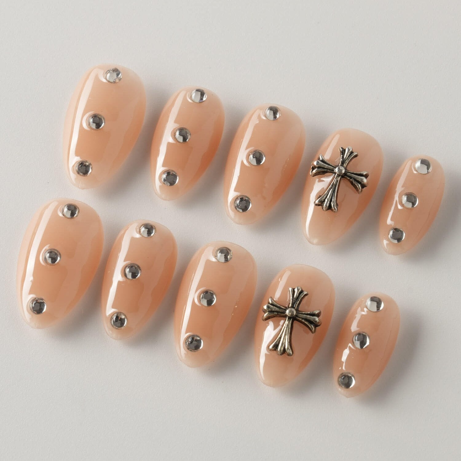 Punk Passion - Joyeenails - SA014 - XS / Extra Short Almond