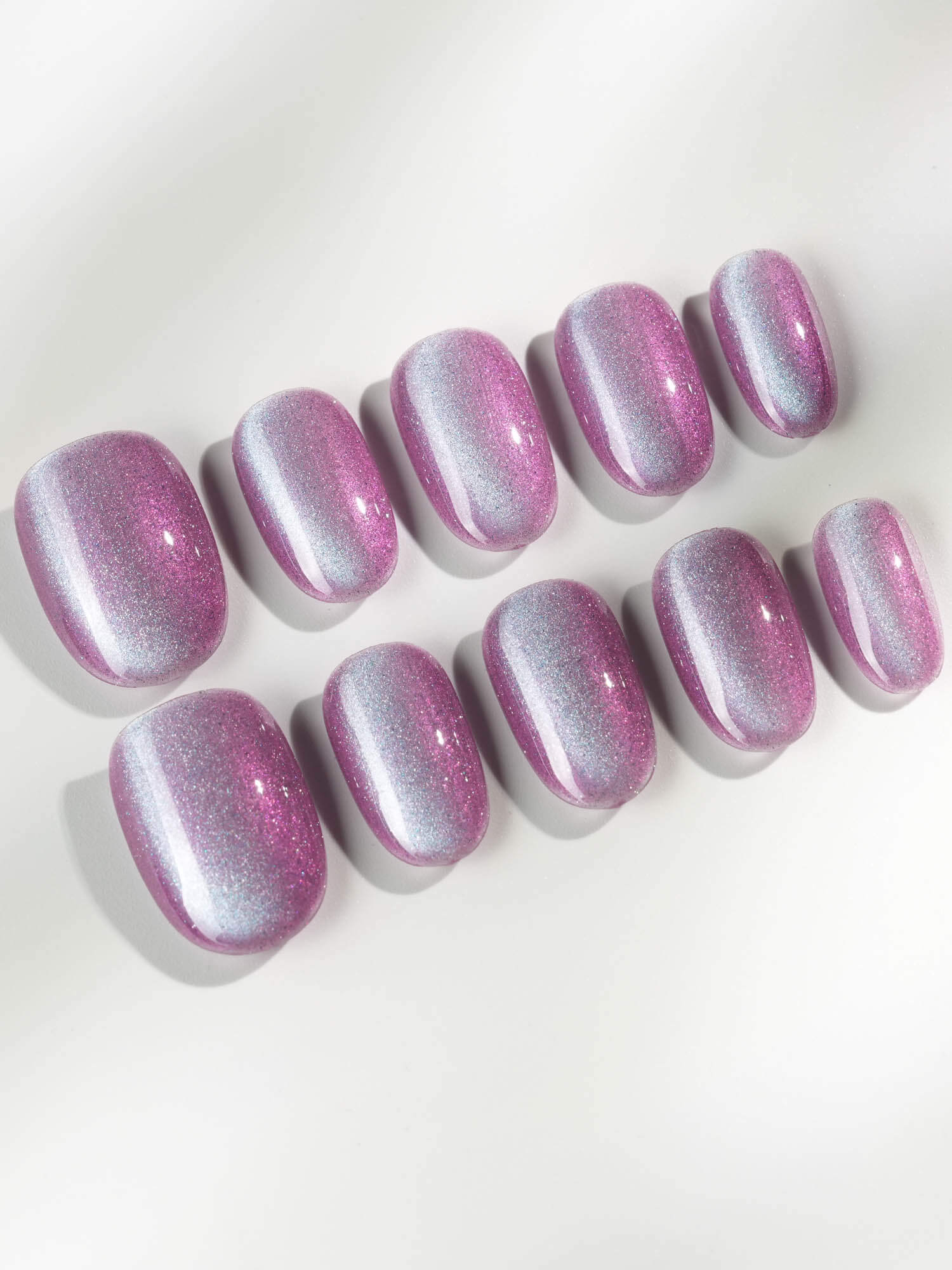 Purple planet - Joyeenails - CE057 - XS / Short Oval