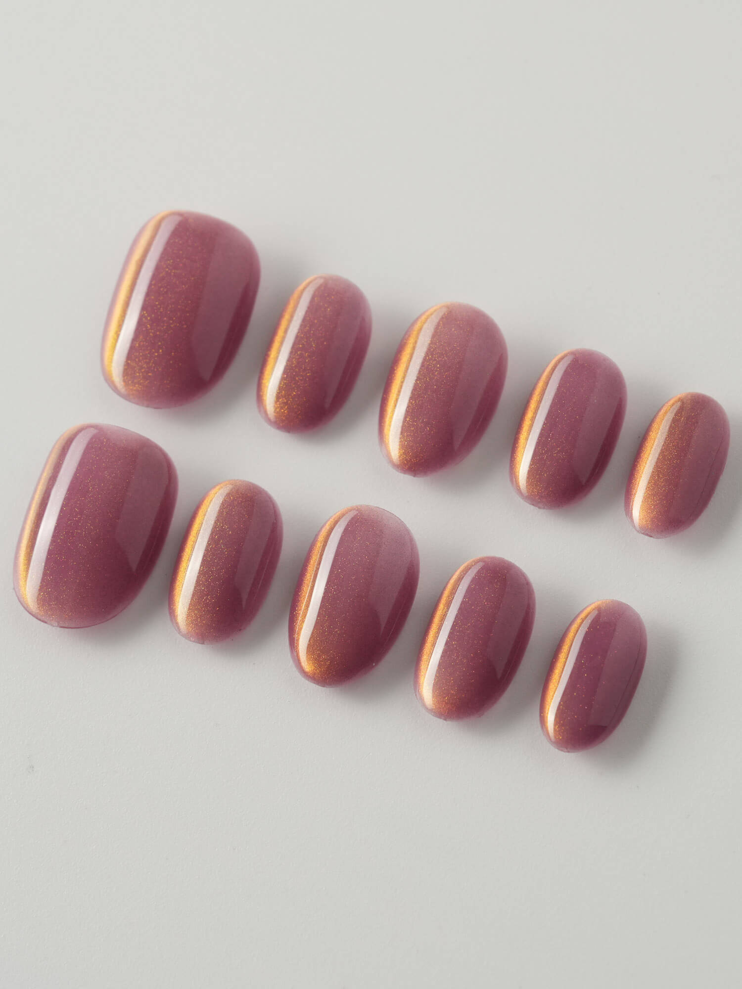 Rose Brew - Joyeenails - CE025 - XS / Extra Short Oval