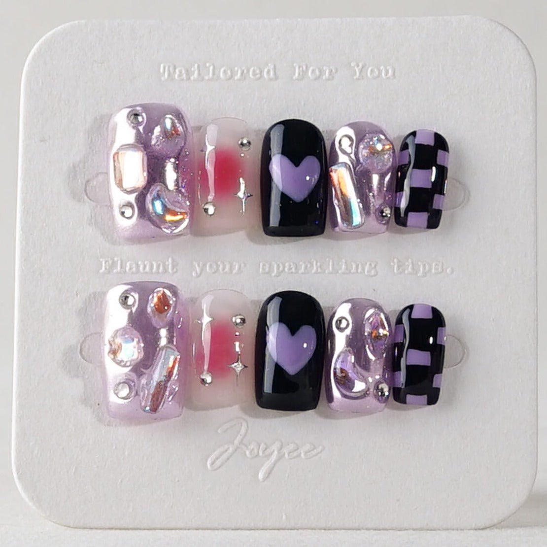 Purple Frost - Joyeenails - DO028 - XS / Short Square