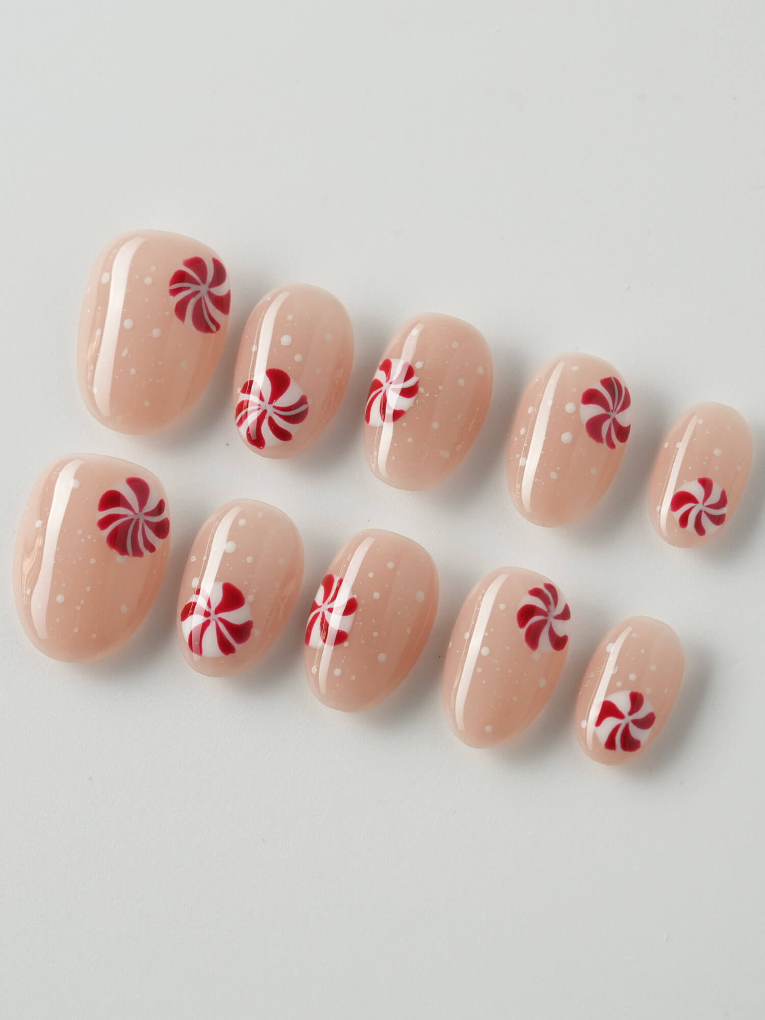 Snowy Wishes - Joyeenails - XM022 - XS / Extra Short Oval