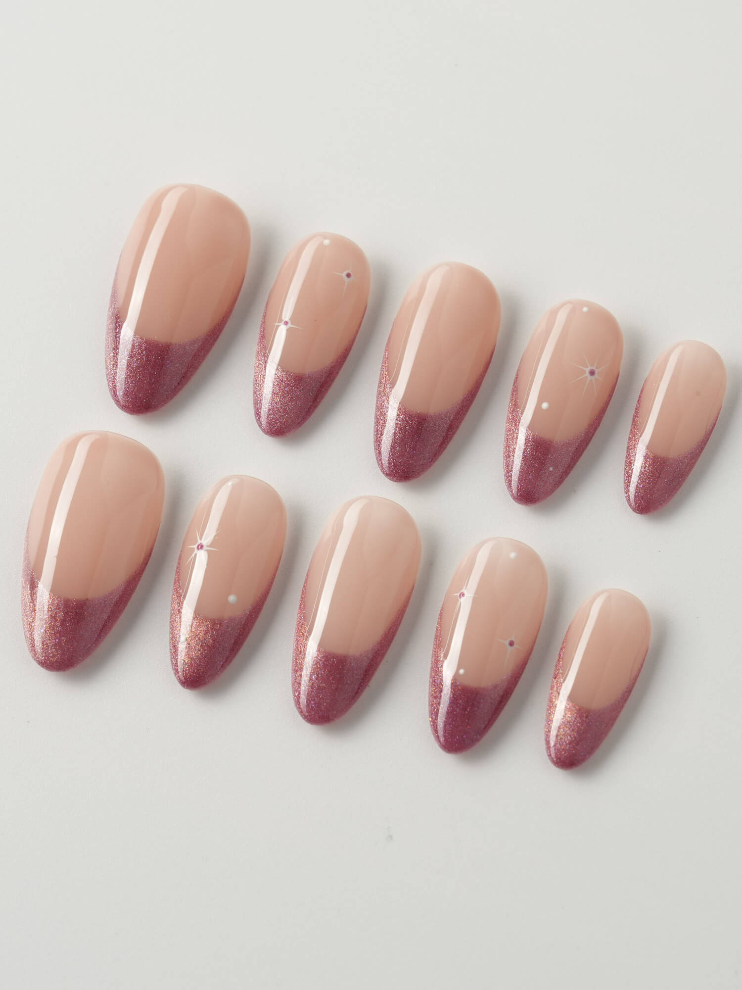 Soft Glow - Joyeenails - FT047 - XS / Medium Almond