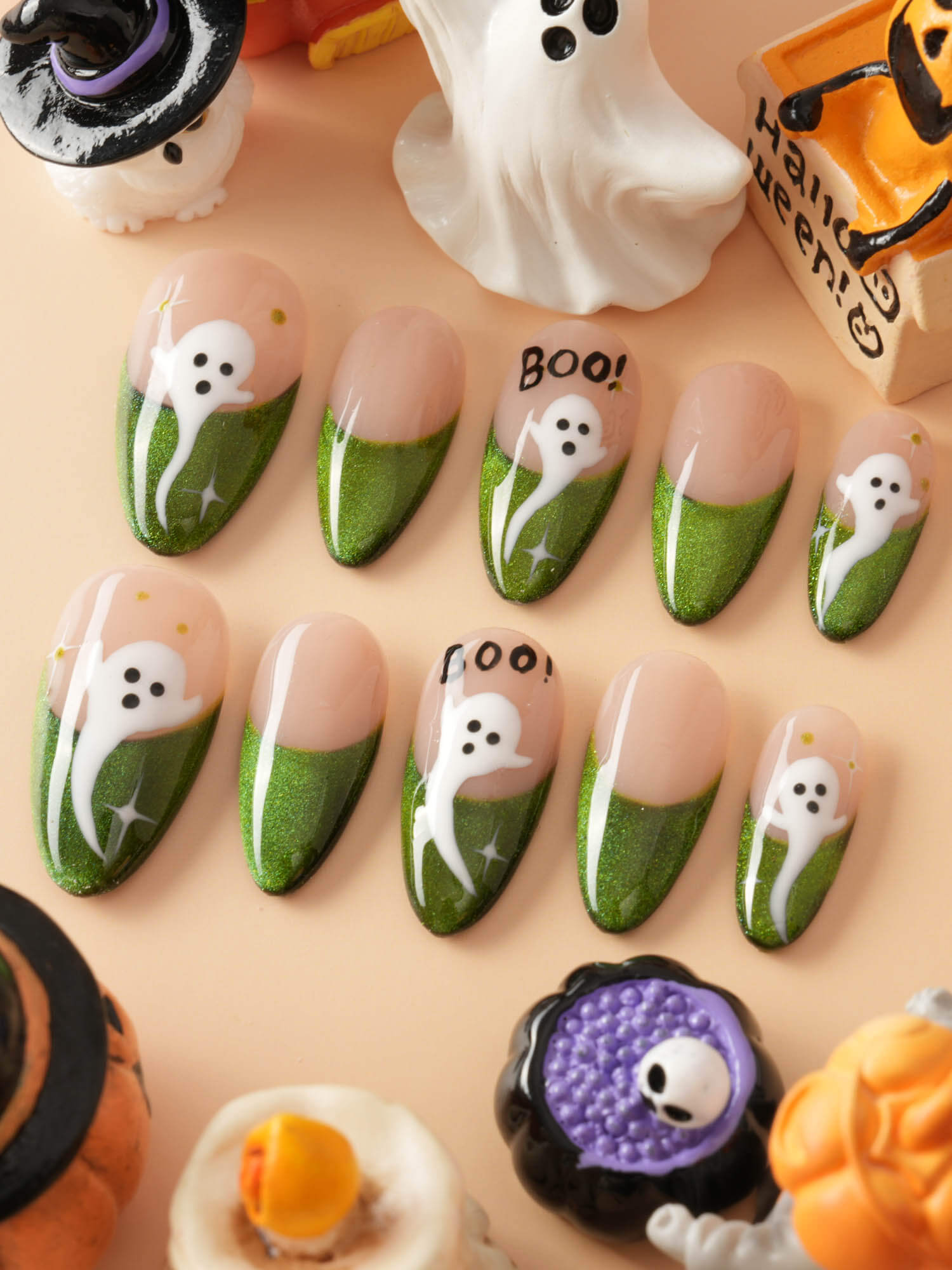 Spooky Nails Tiny Boo - Joyeenails - BD003