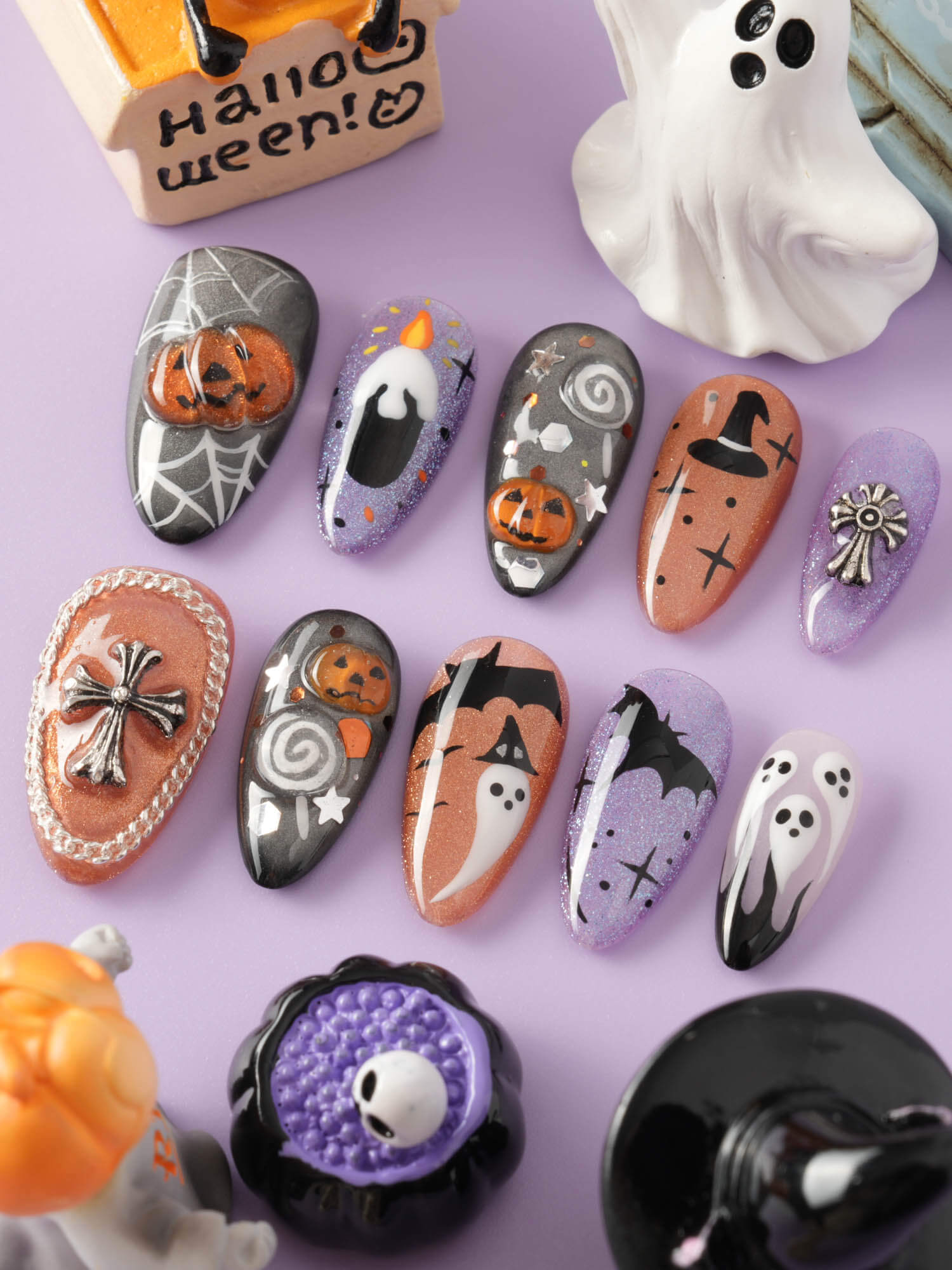 Spooky Nails Tiny Ghost Bundle - Joyeenails - BD002