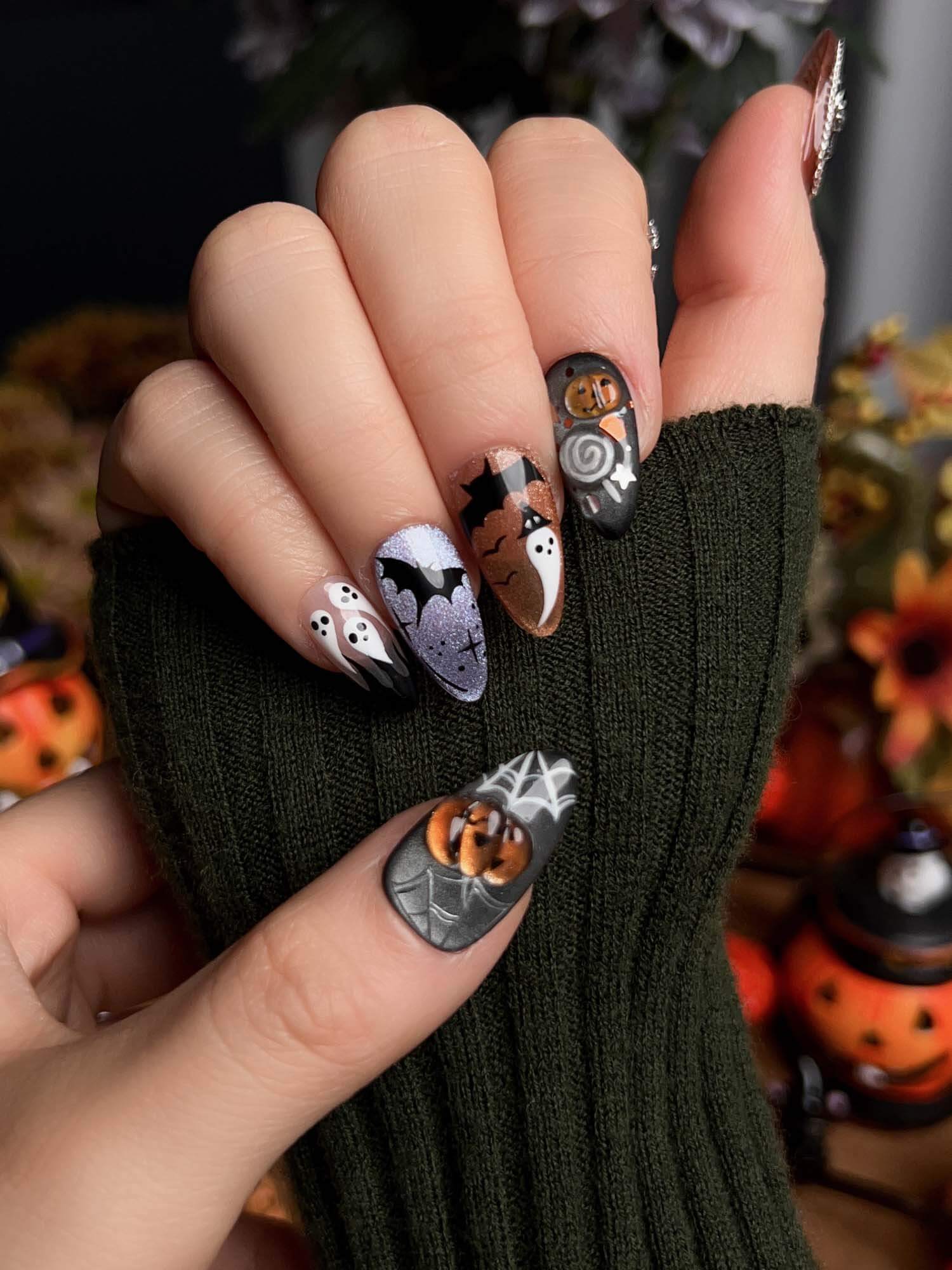 Spooky Nails Tiny Ghost Bundle - Joyeenails - BD002