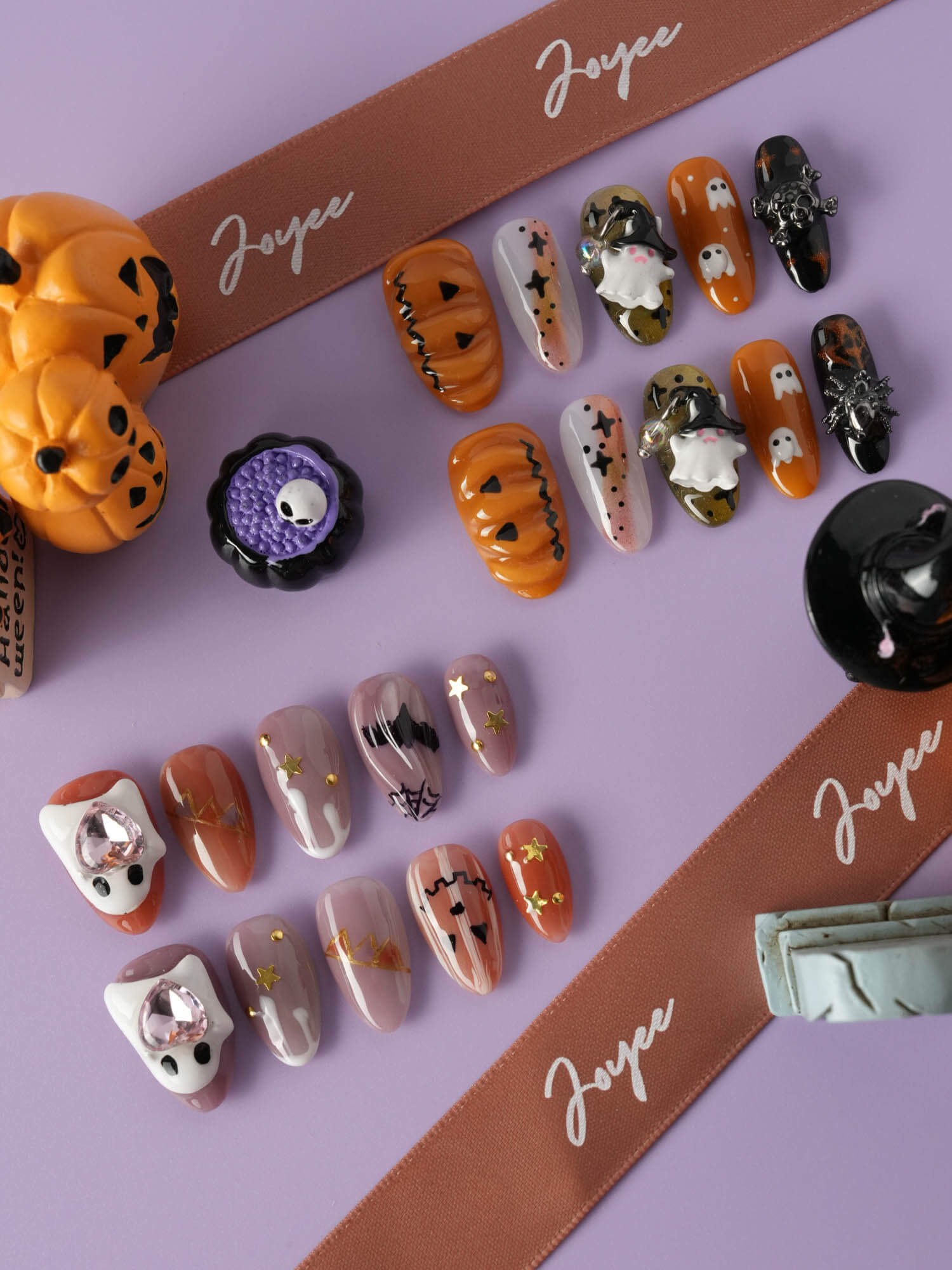 Spooky Nails Tiny pumpkin - Joyeenails - BD001