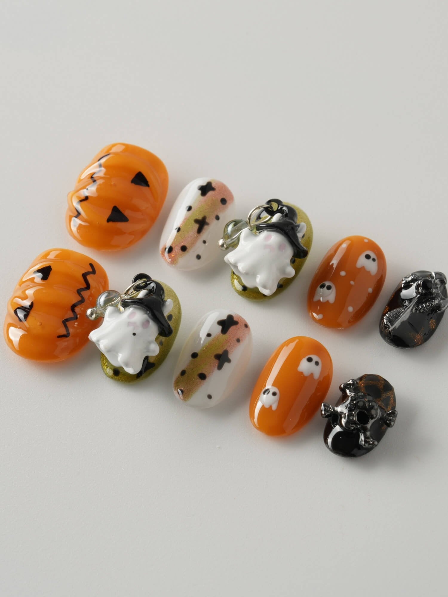 Spooky Nails Tiny pumpkin - Joyeenails - BD001