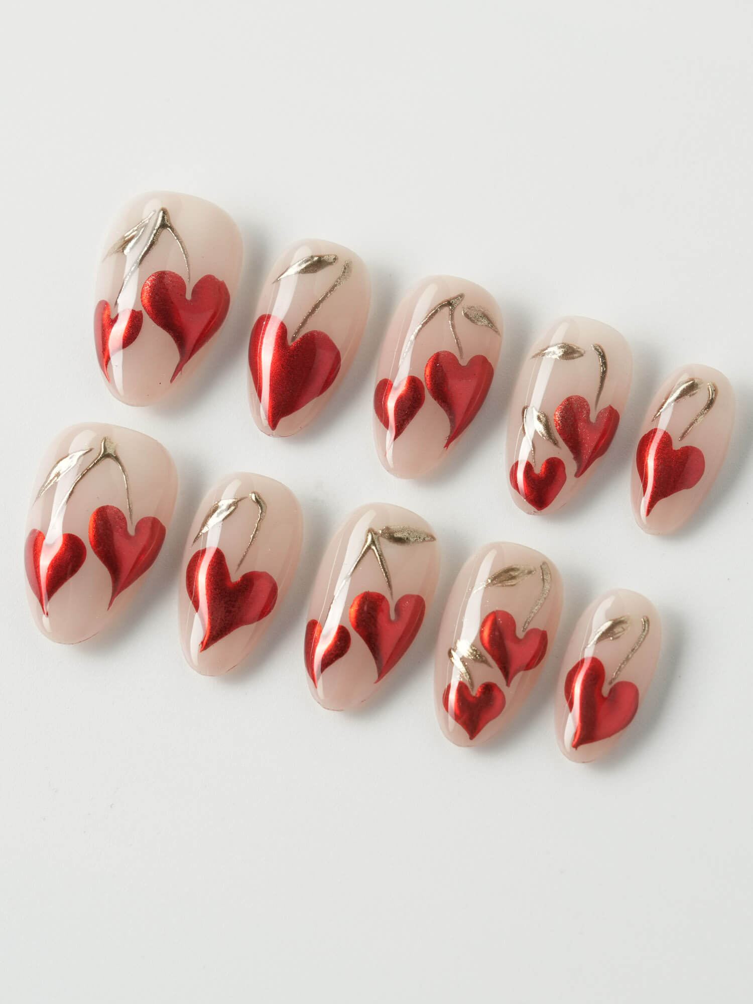 Sweet Cherry - Joyeenails - XM027 - XS / Extra Short Almond